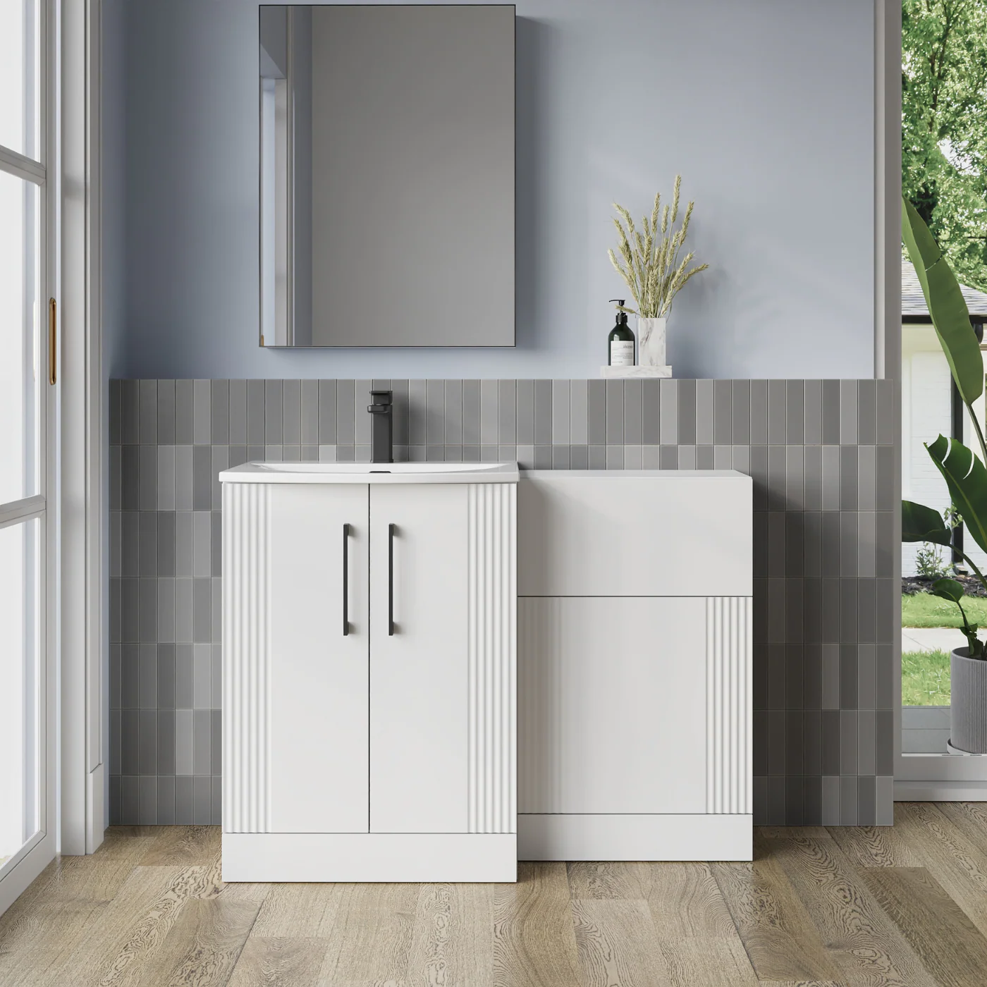 Deco Curved 1100 Combination Pack - Satin White - Image 17