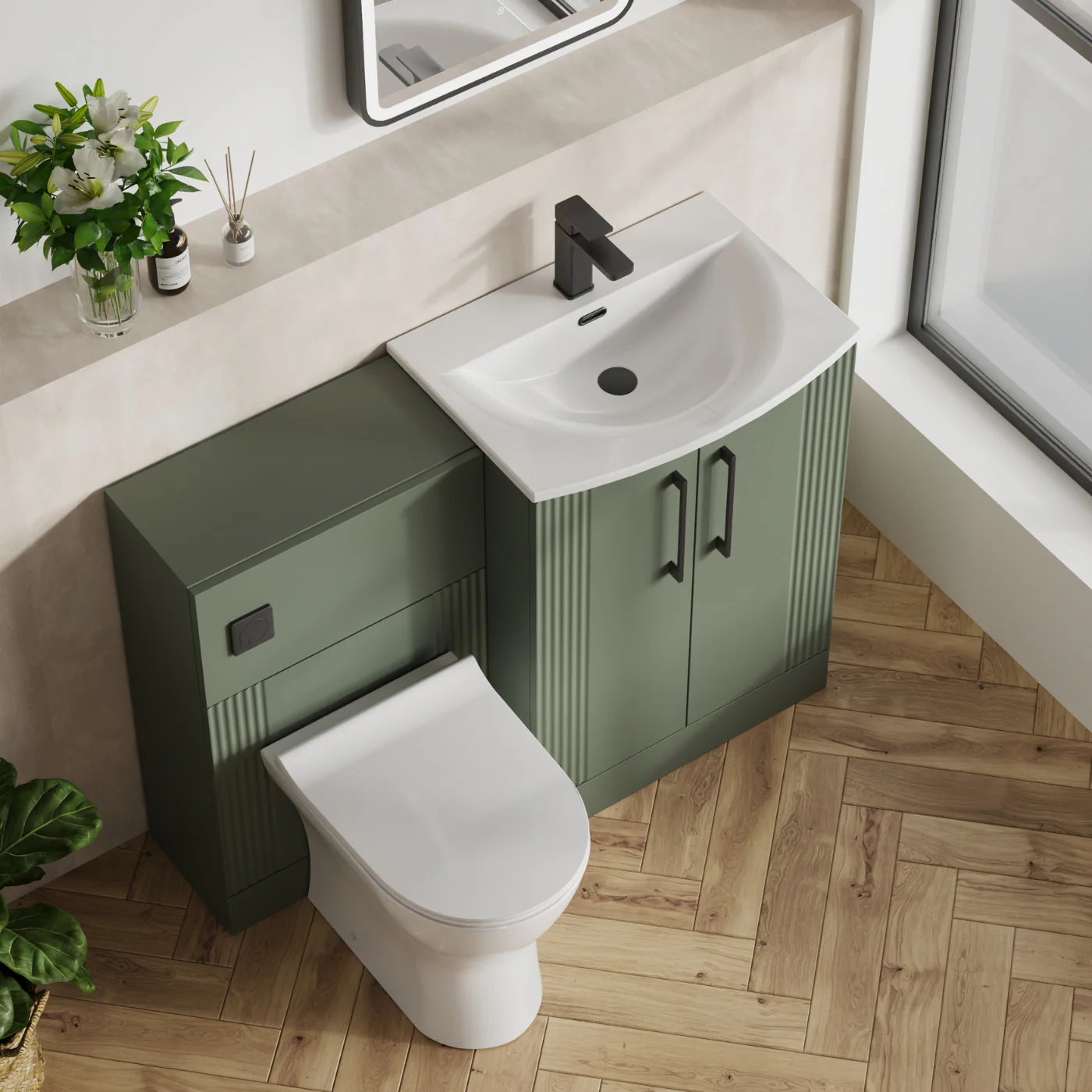 Deco Curved 1100 Combination Pack - Satin Green - Image 4