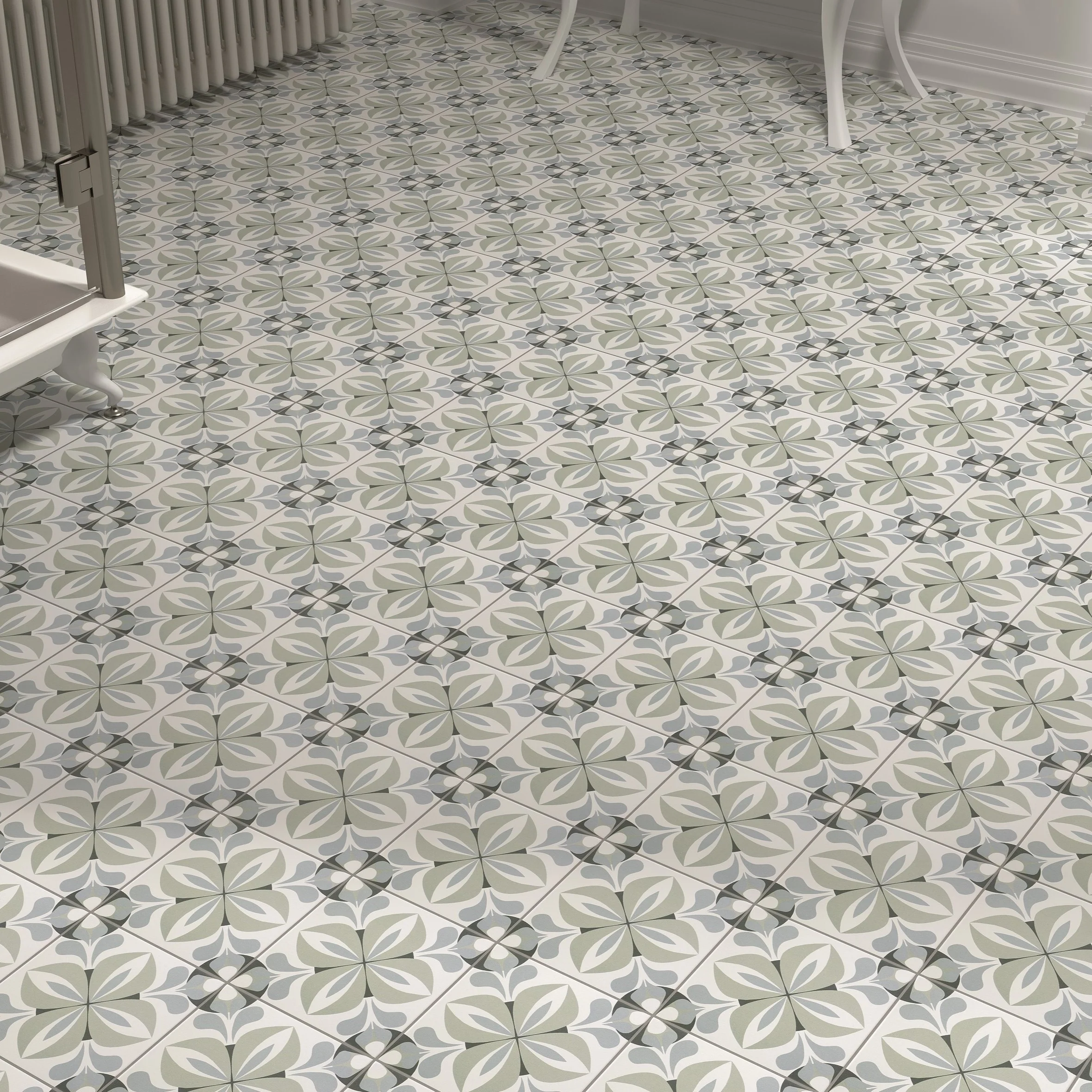 Décor French Caen Porcelain Square Tile - Image 4