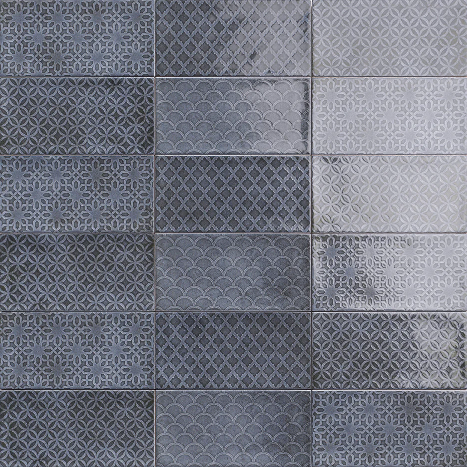 Décor Valley Azurro Rectangle Ceramic Tiles