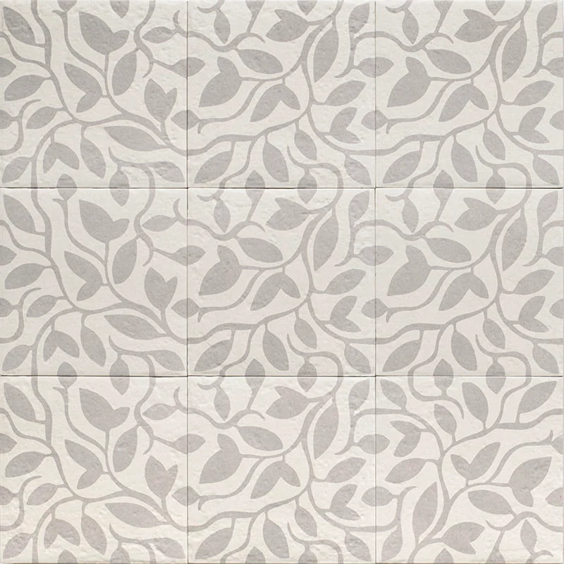Décor Vine Grey Porcelain Square Tile - Image 4