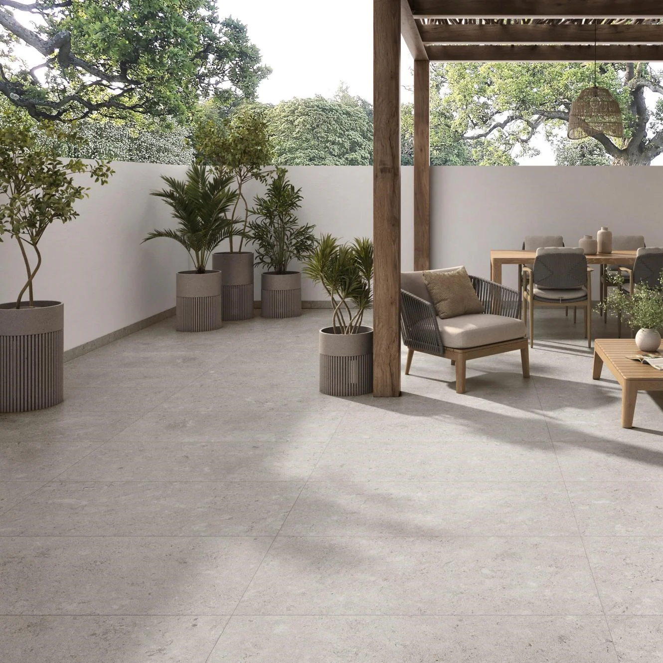 Donwell Gris Rectangular Tile