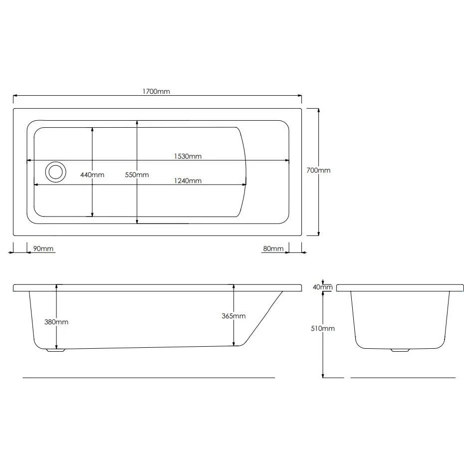 Eden Combination Complete Shower Bathroom Suite - Image 10