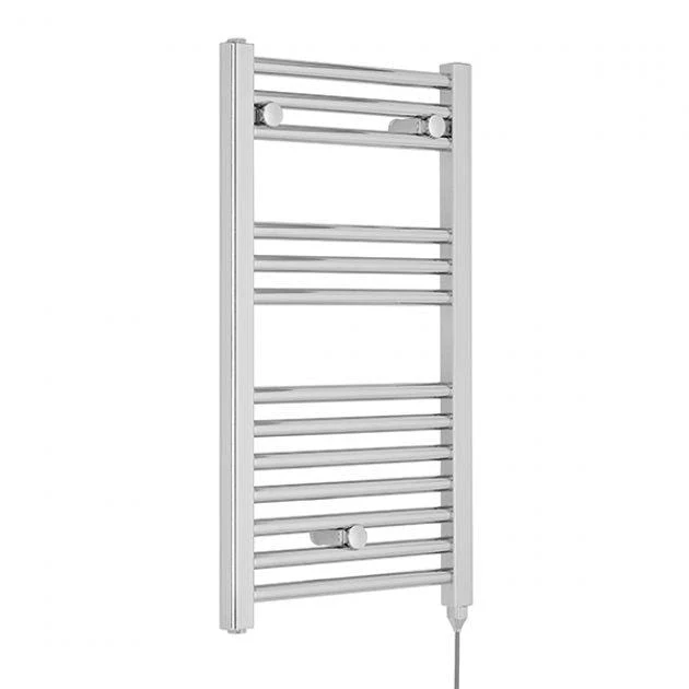 Electric Only Heated Towel Rail 720mm H x 400mm W - Chrome - Image 2