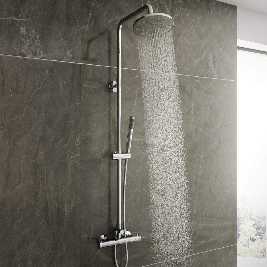 Evo 1700 P Shaped Vanity Unit Shower Bathroom Suite - Image 9