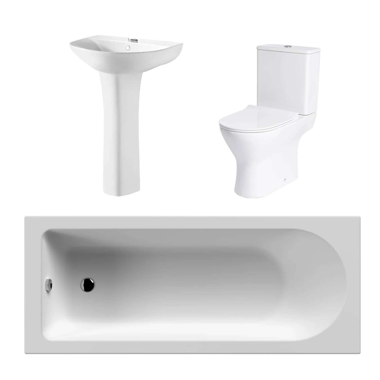 Freya Foundation Straight Single Ended Bath Suites 1500 x 700