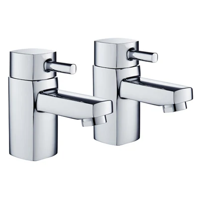 Holborn 2 Basin Taps & Bath Shower Mixer Packs - Chrome - Image 2