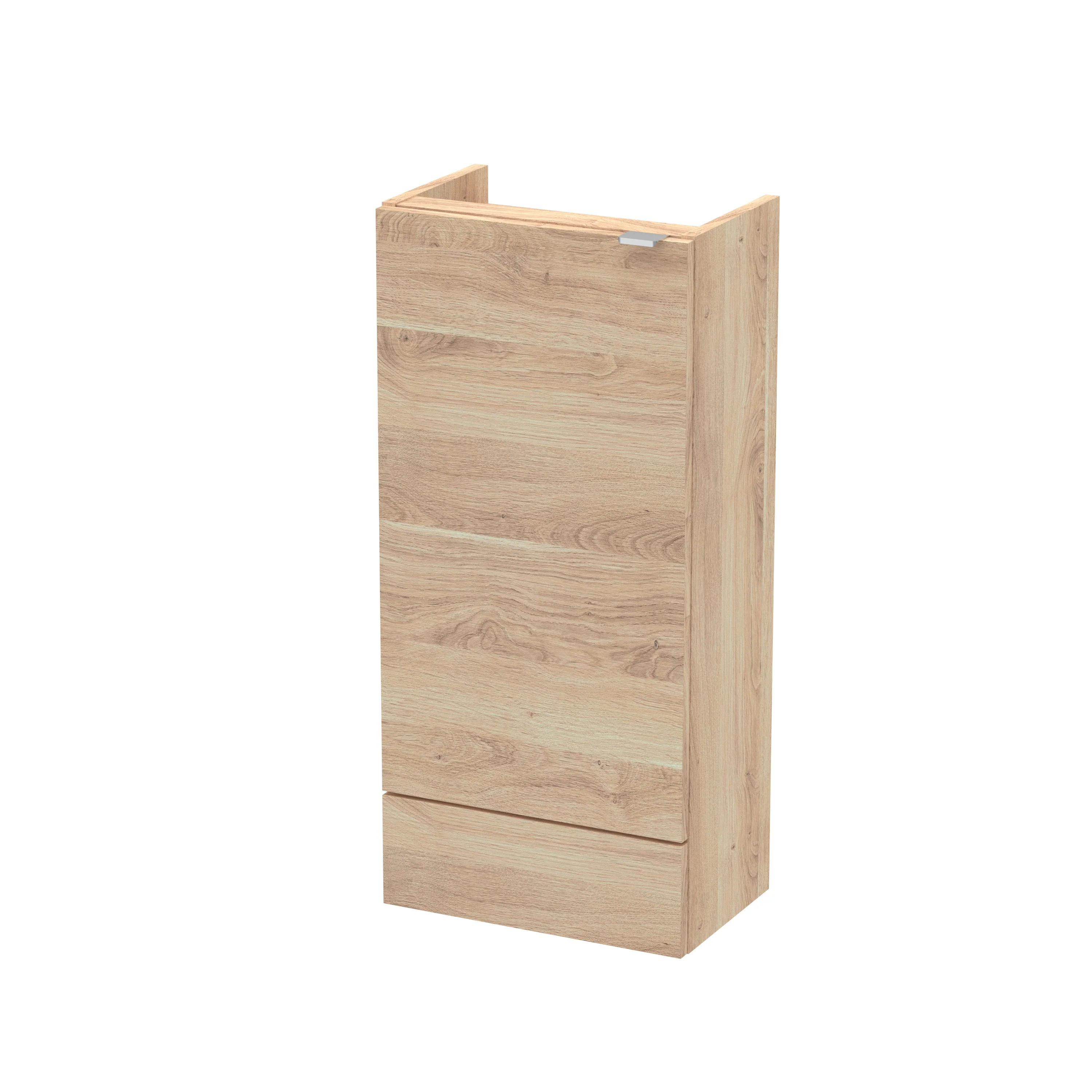Hudson Reed 400mm Base Unit - Compact - Bleached Oak