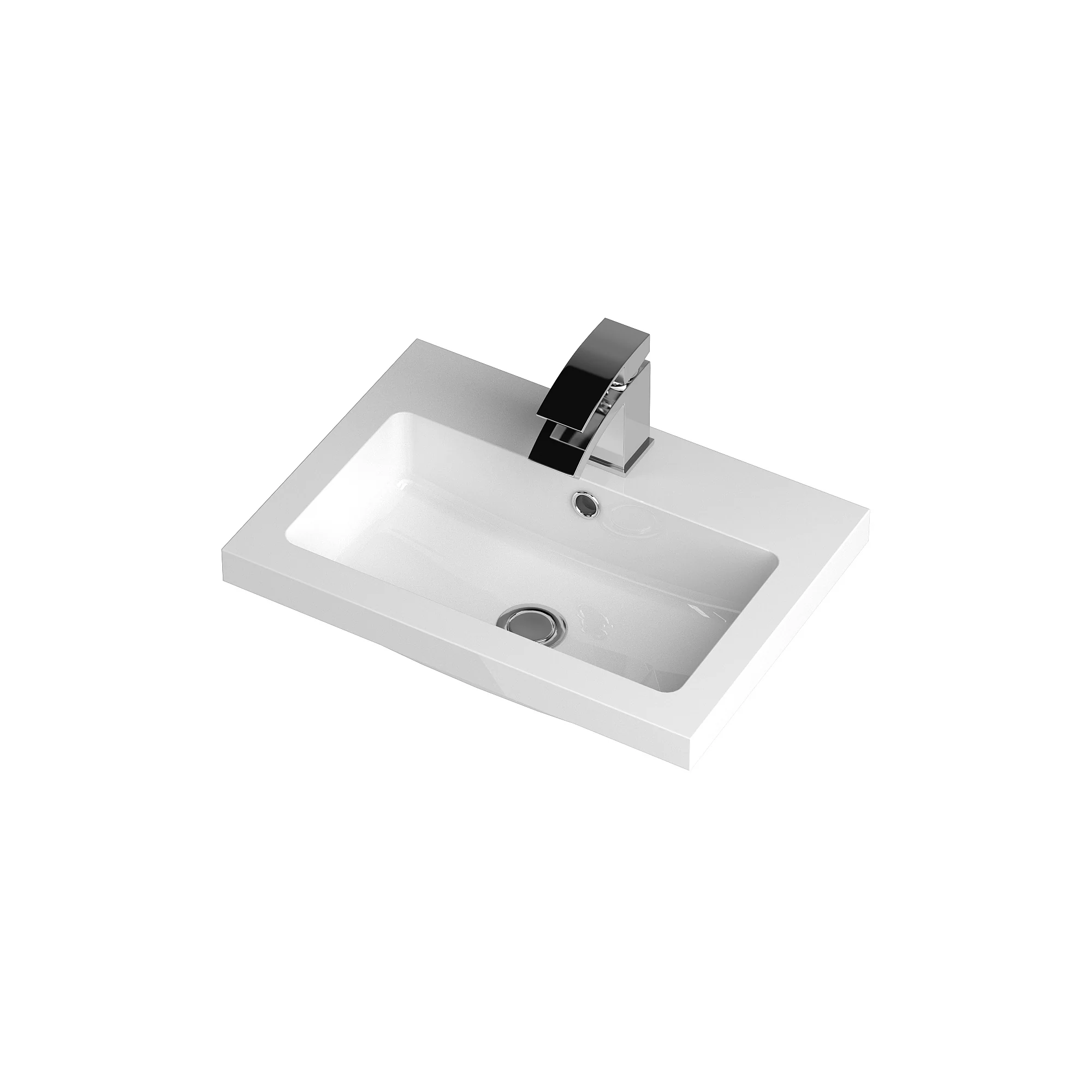 Hudson Reed 500mm Full Depth Basin - White