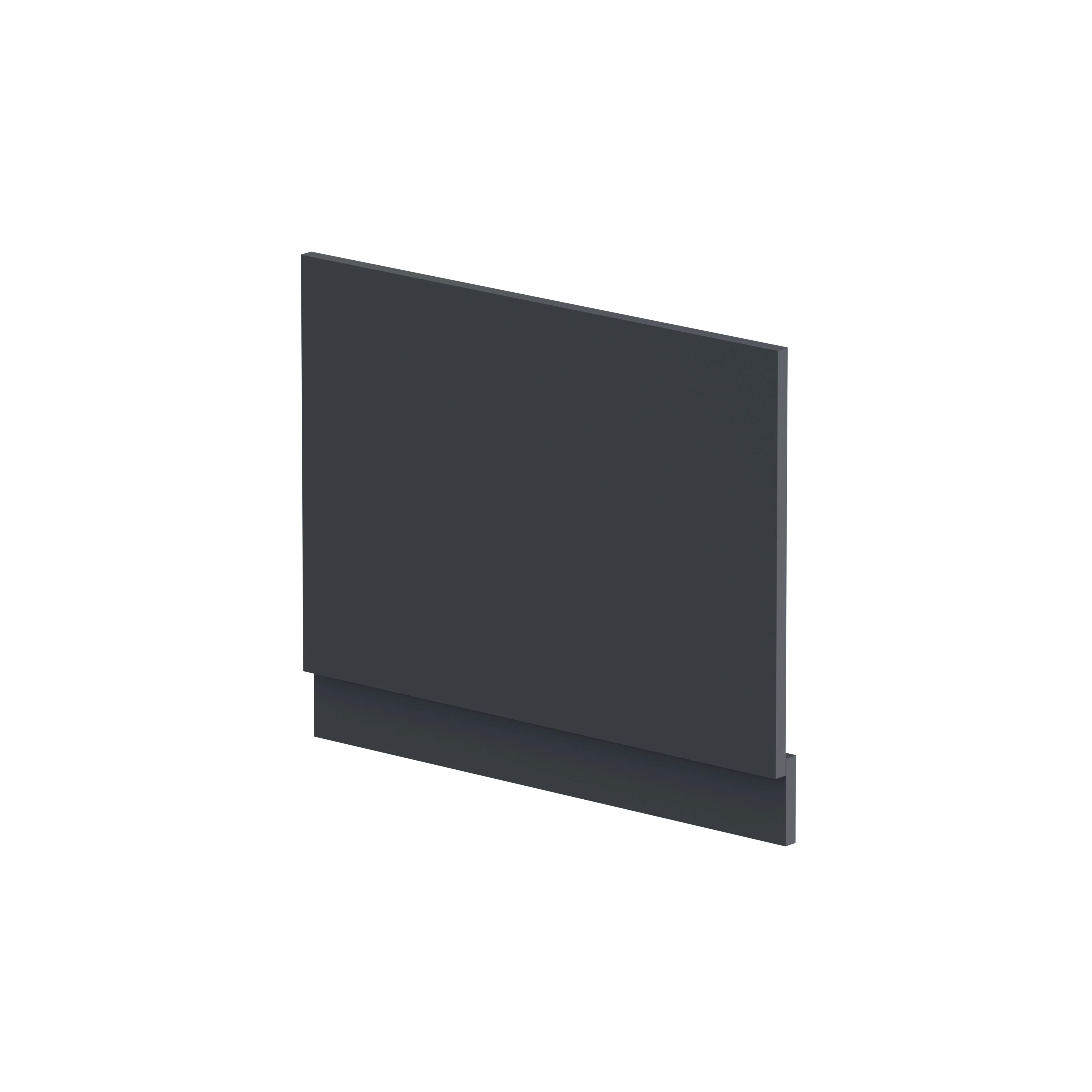 Hudson Reed 700mm Bath End Panel & Plinth - Soft Black