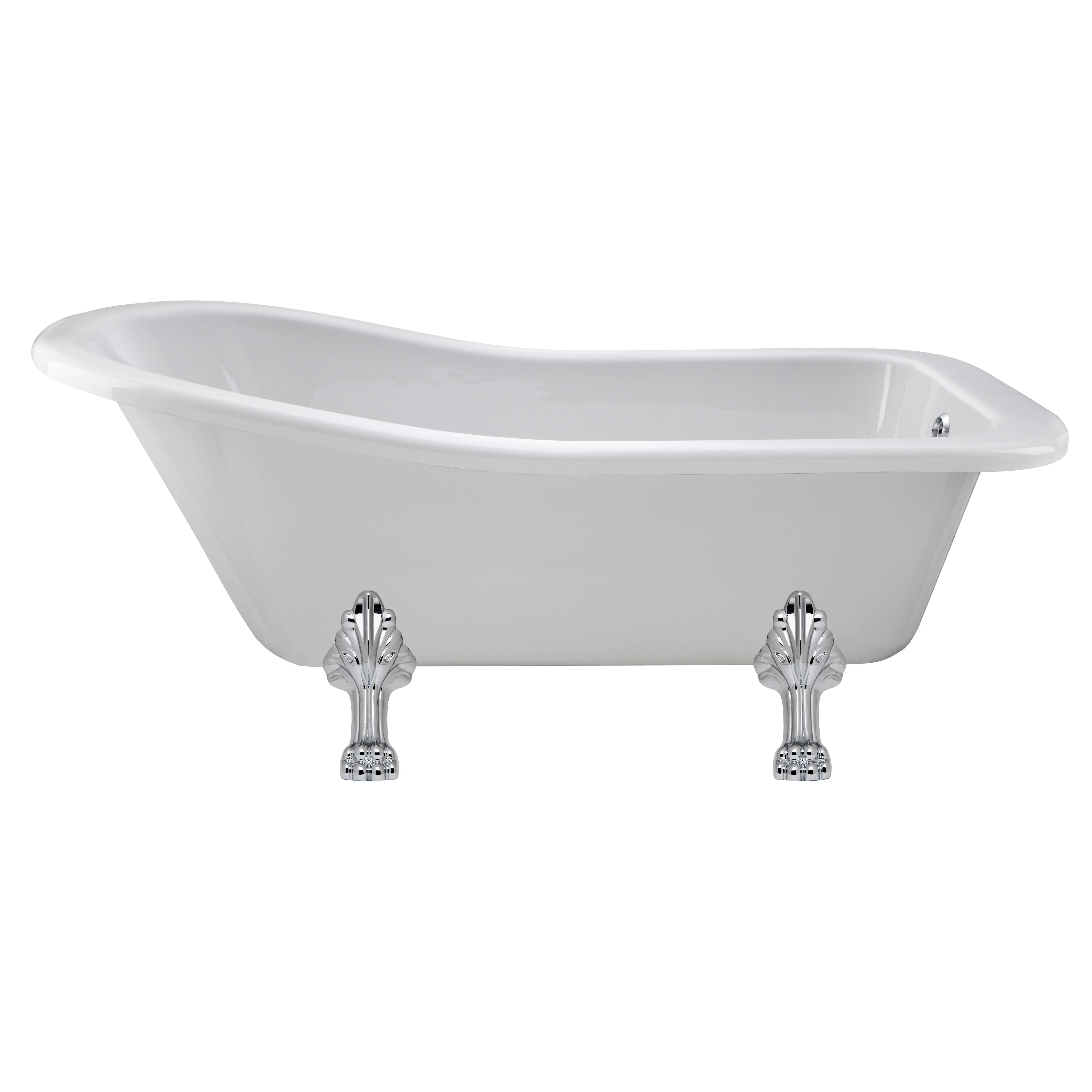 Hudson Reed Brockley Freestanding Bath - Pride Leg Set (1500mm) - White