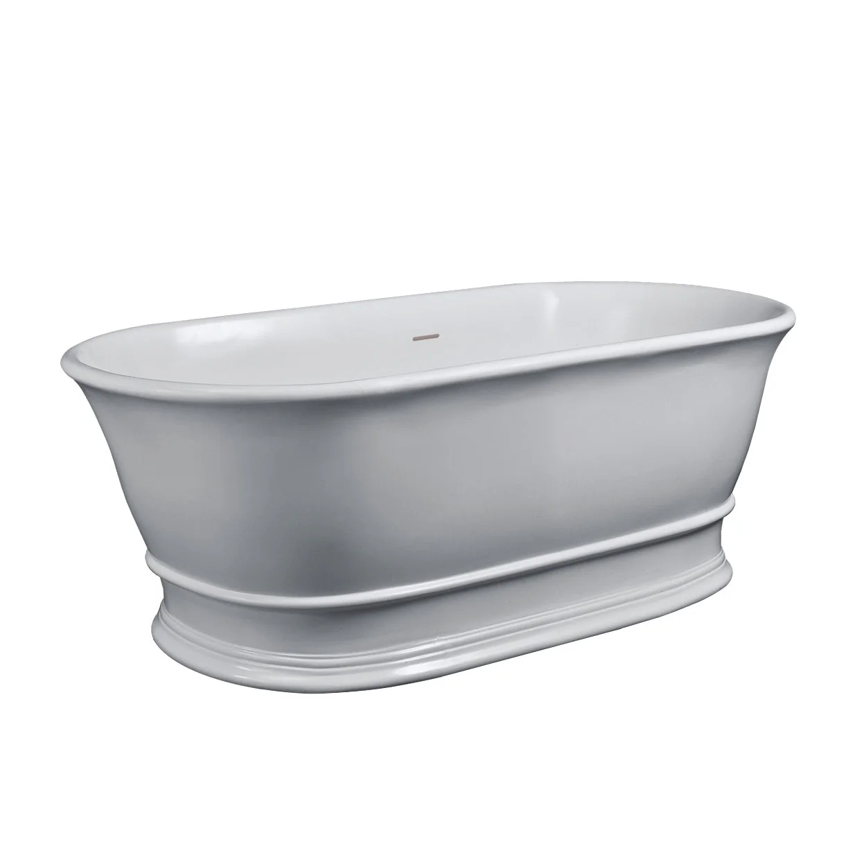 Hudson Reed Farringdon Freestanding Bath - White - Image 2