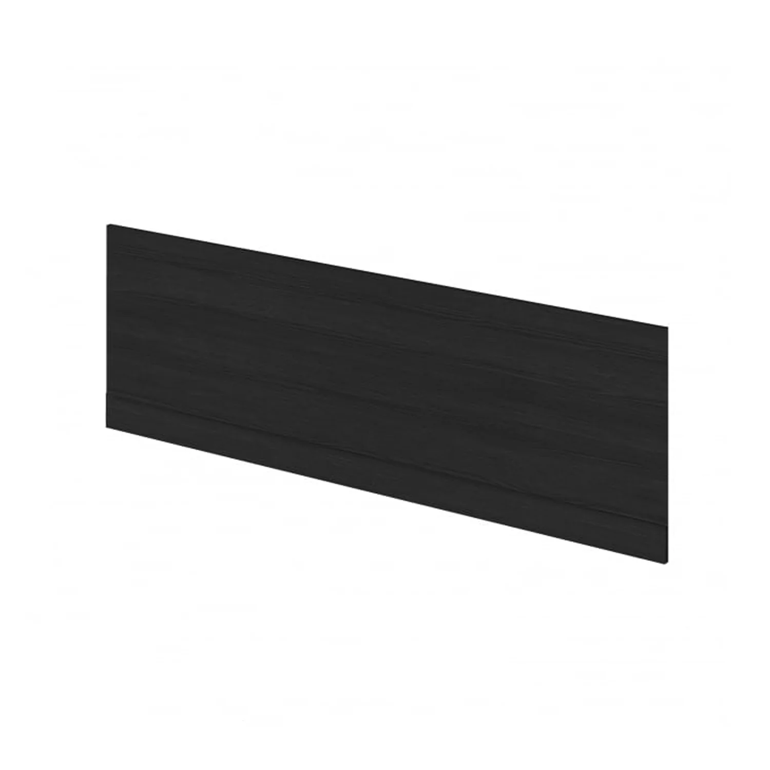 Hudson Reed Fusion 1700mm Bath Front Panel & Plinth - Charcoal Black