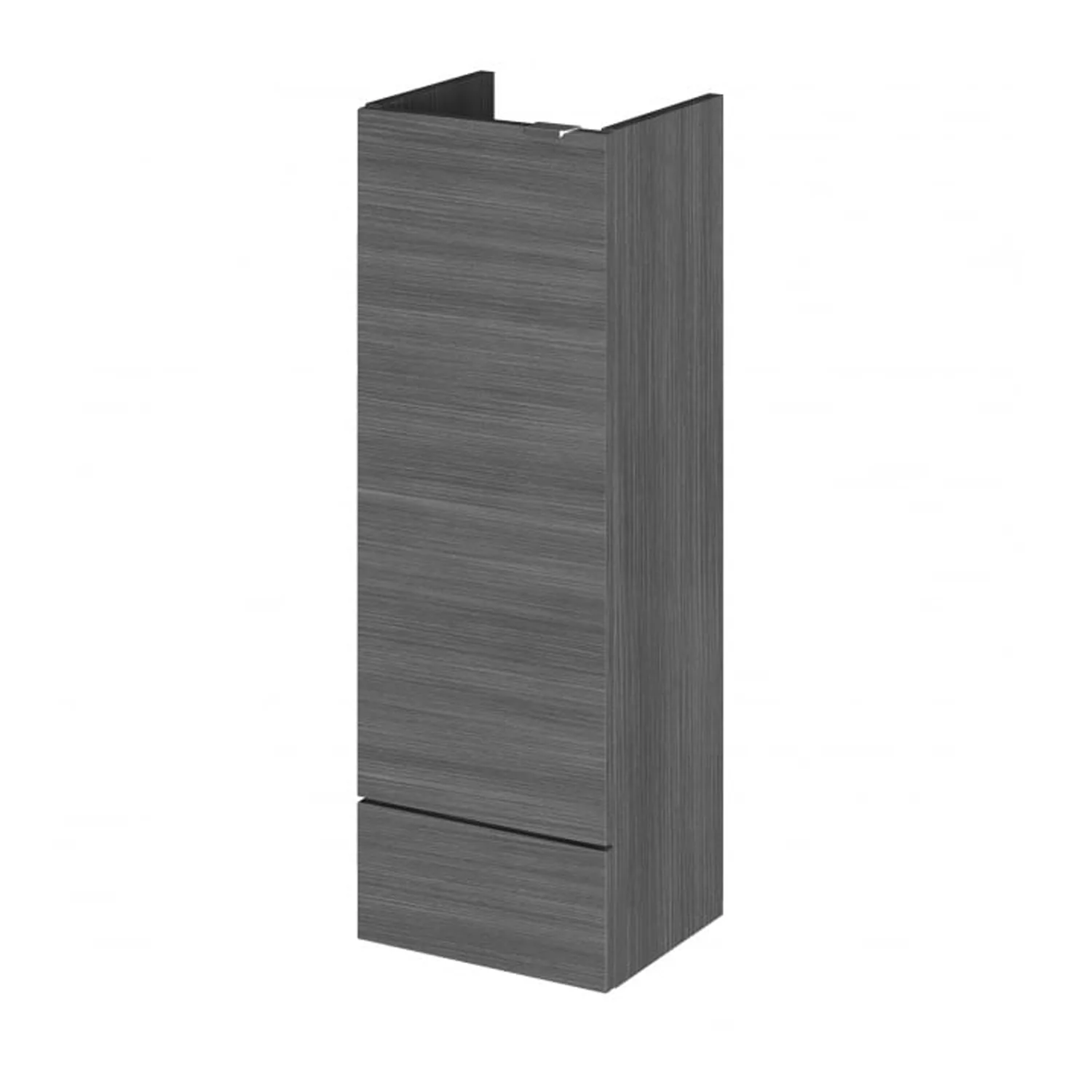 Hudson Reed Fusion 300mm Base Unit - Compact - Anthracite Woodgrain