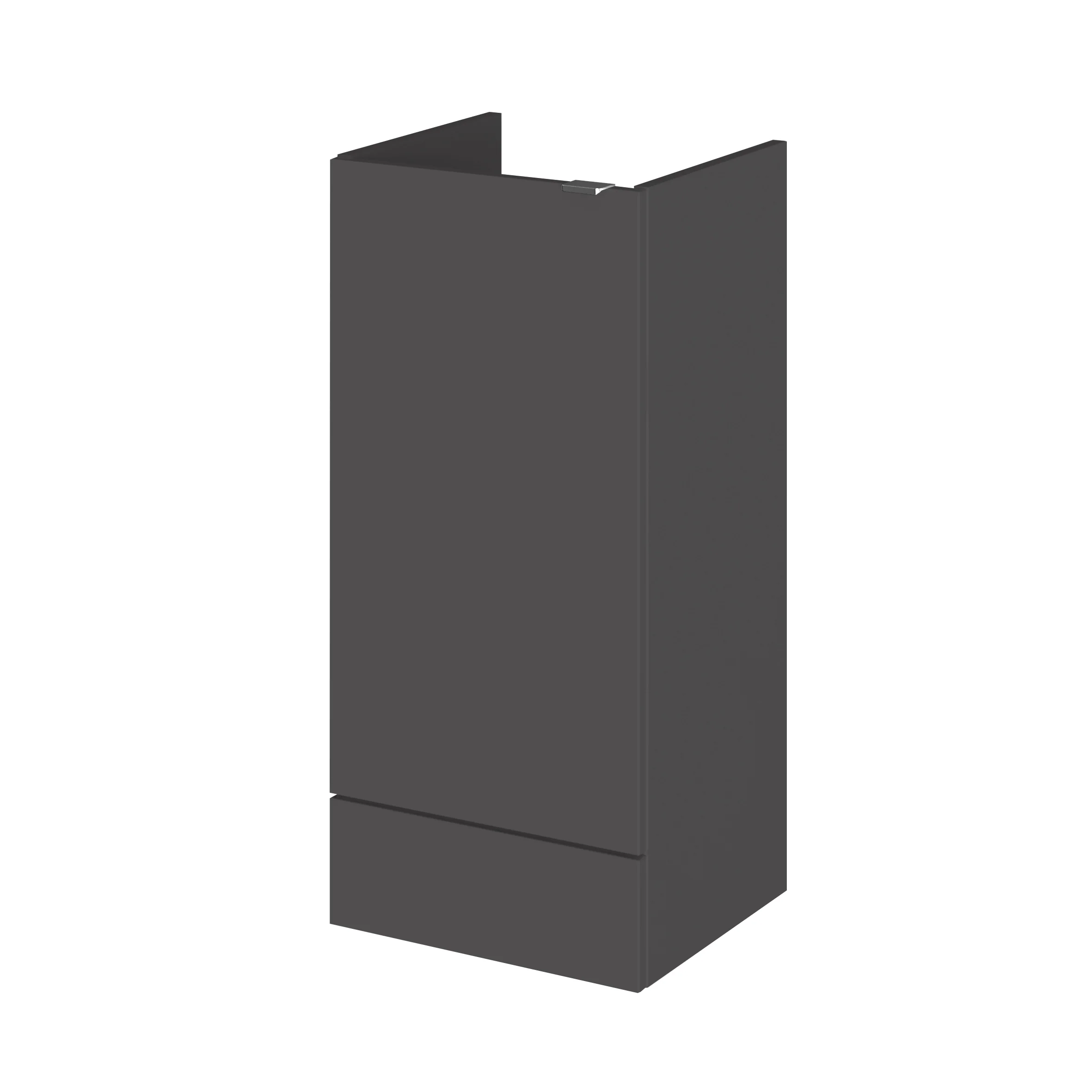 Hudson Reed Fusion 400mm Base Unit - Gloss Grey