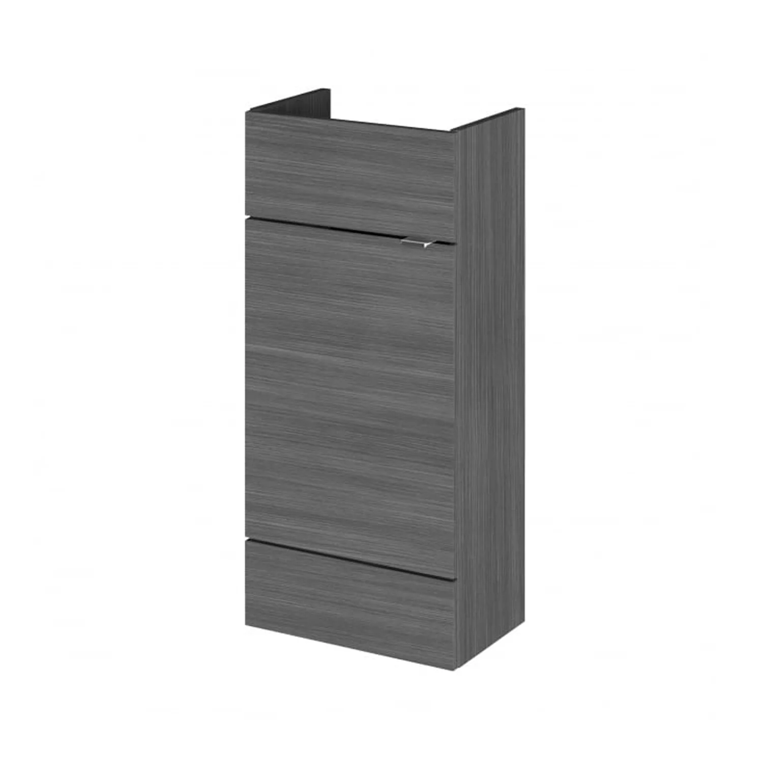 Hudson Reed Fusion 400mm Vanity Unit - Compact - Anthracite Woodgrain