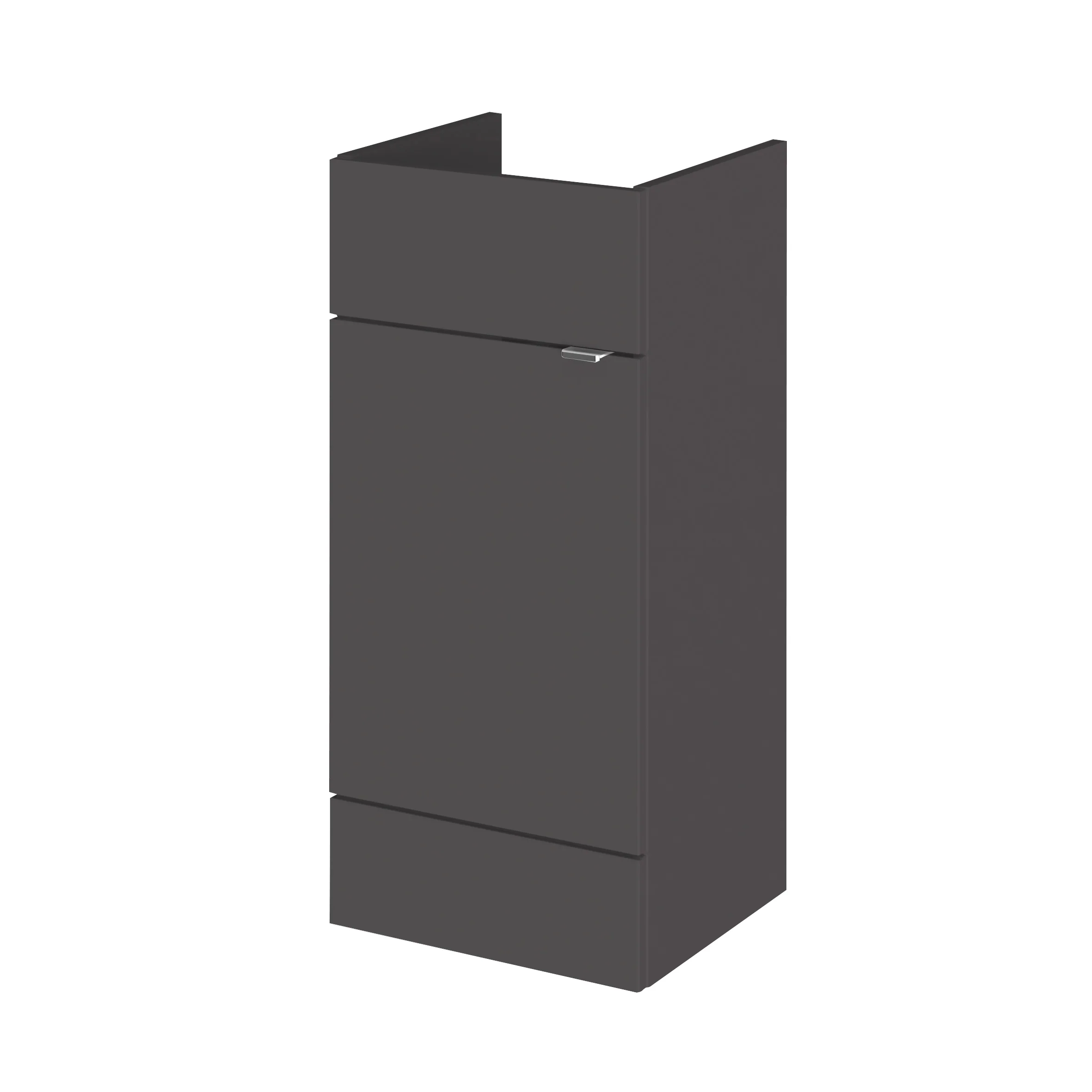 Hudson Reed Fusion 400mm Vanity Unit - Gloss Grey