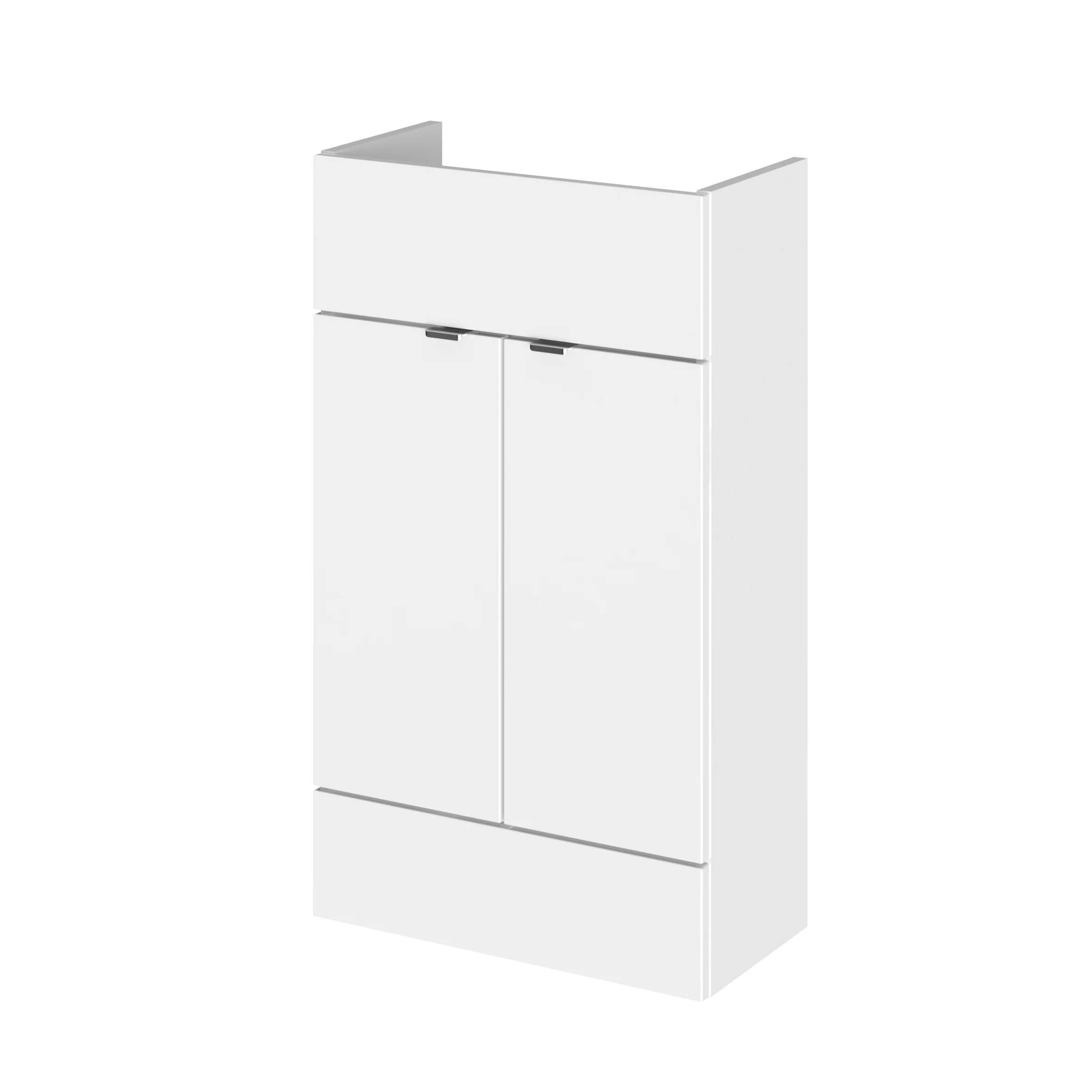 Hudson Reed Fusion 500mm Vanity Unit - Compact - Gloss White