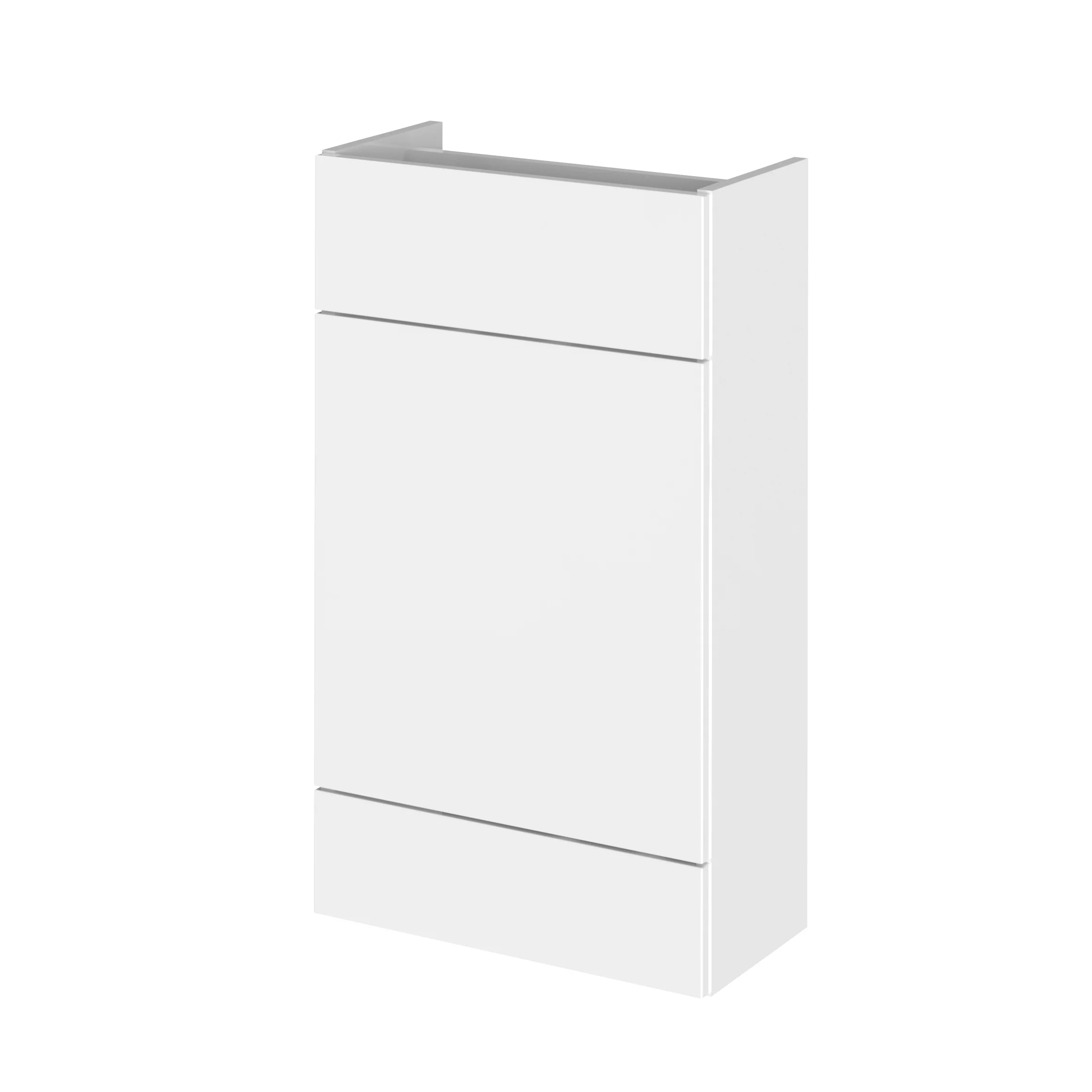 Hudson Reed Fusion 500mm WC Unit - Compact - Gloss White