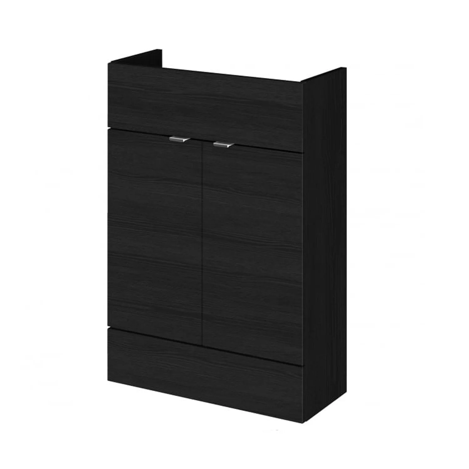 Hudson Reed Fusion 600mm Vanity Unit - Compact - Charcoal Black