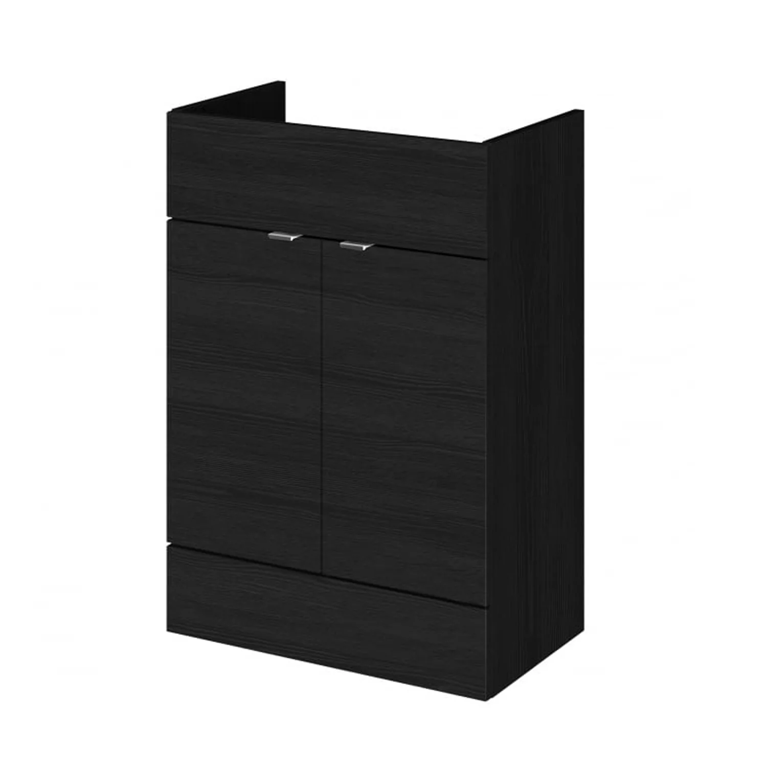 Hudson Reed Fusion 600mm Vanity Unit - Charcoal Black