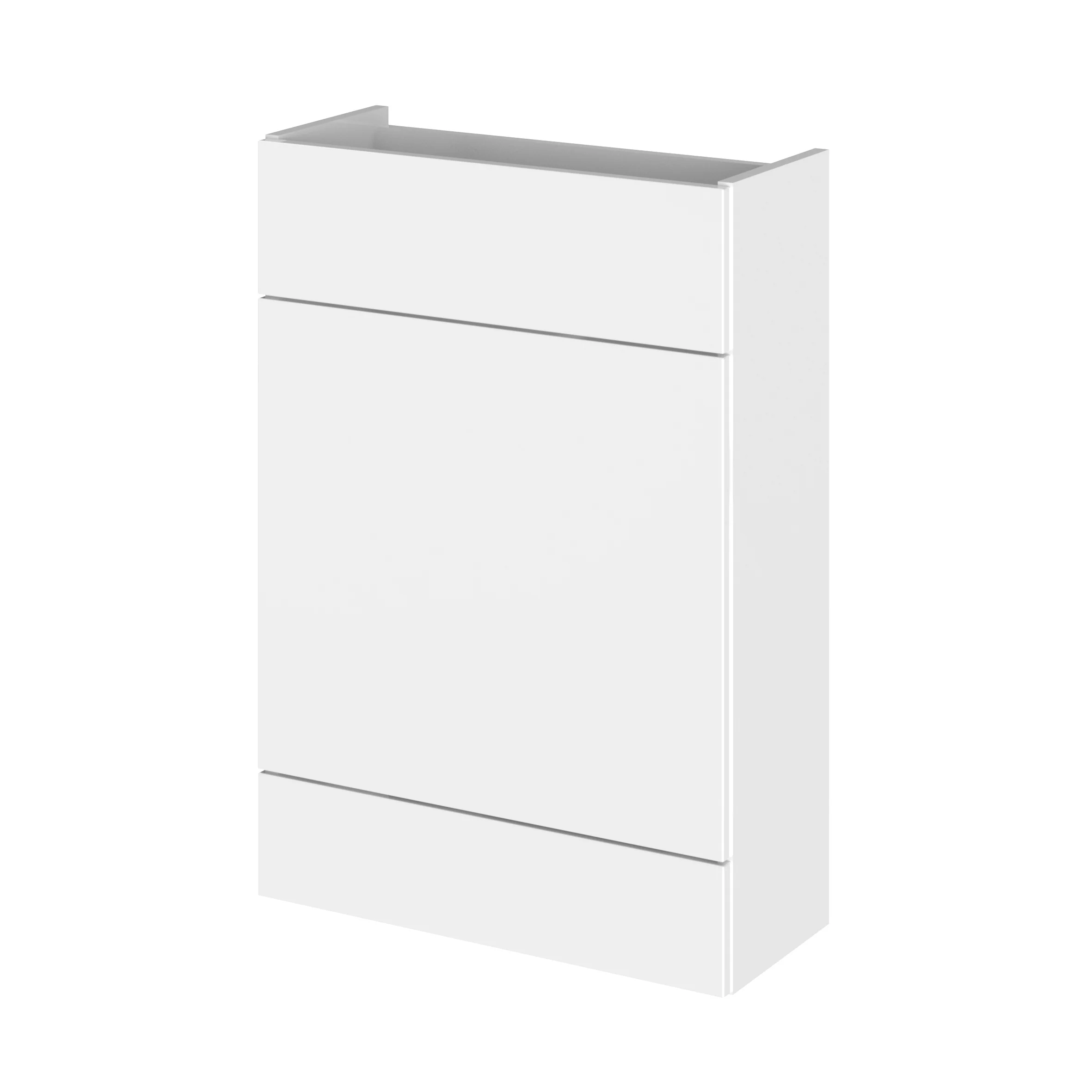 Hudson Reed Fusion 600mm WC Unit - Compact - Gloss White