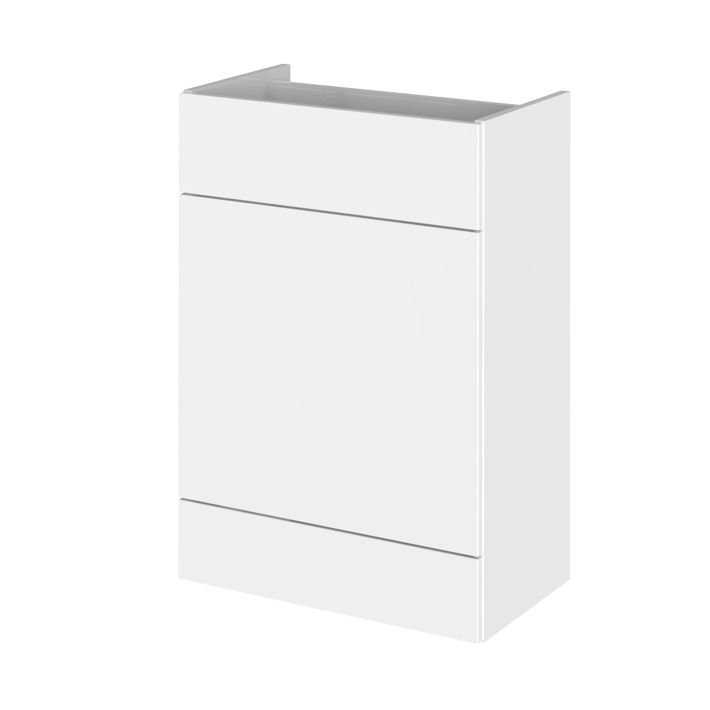 Hudson Reed Fusion 600mm WC Unit - Gloss White