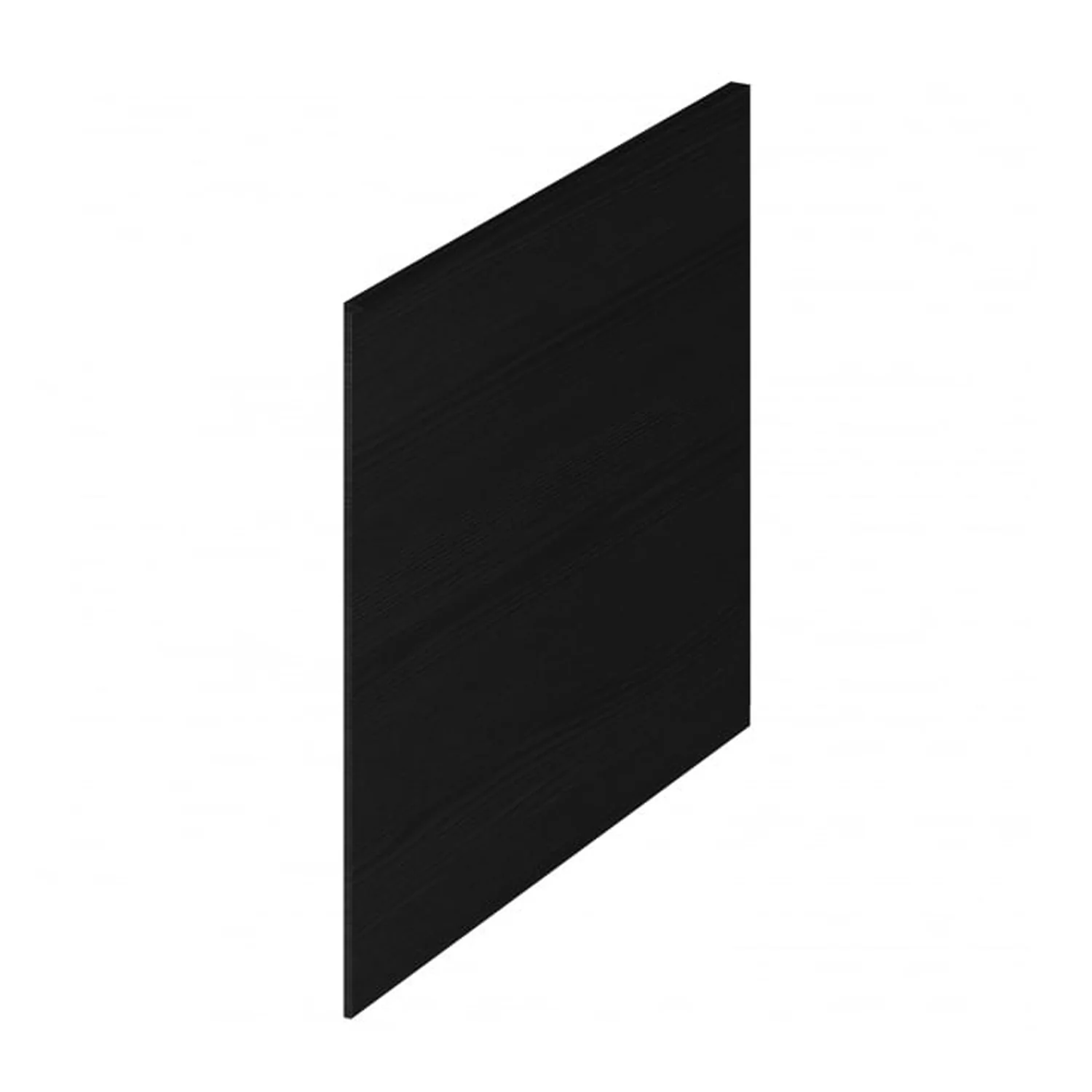 Hudson Reed Fusion 700mm Shower Bath End Panel - Charcoal Black
