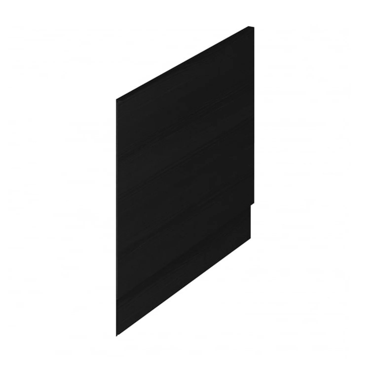 Hudson Reed Fusion 750mm Bath End Panel & Plinth - Charcoal Black