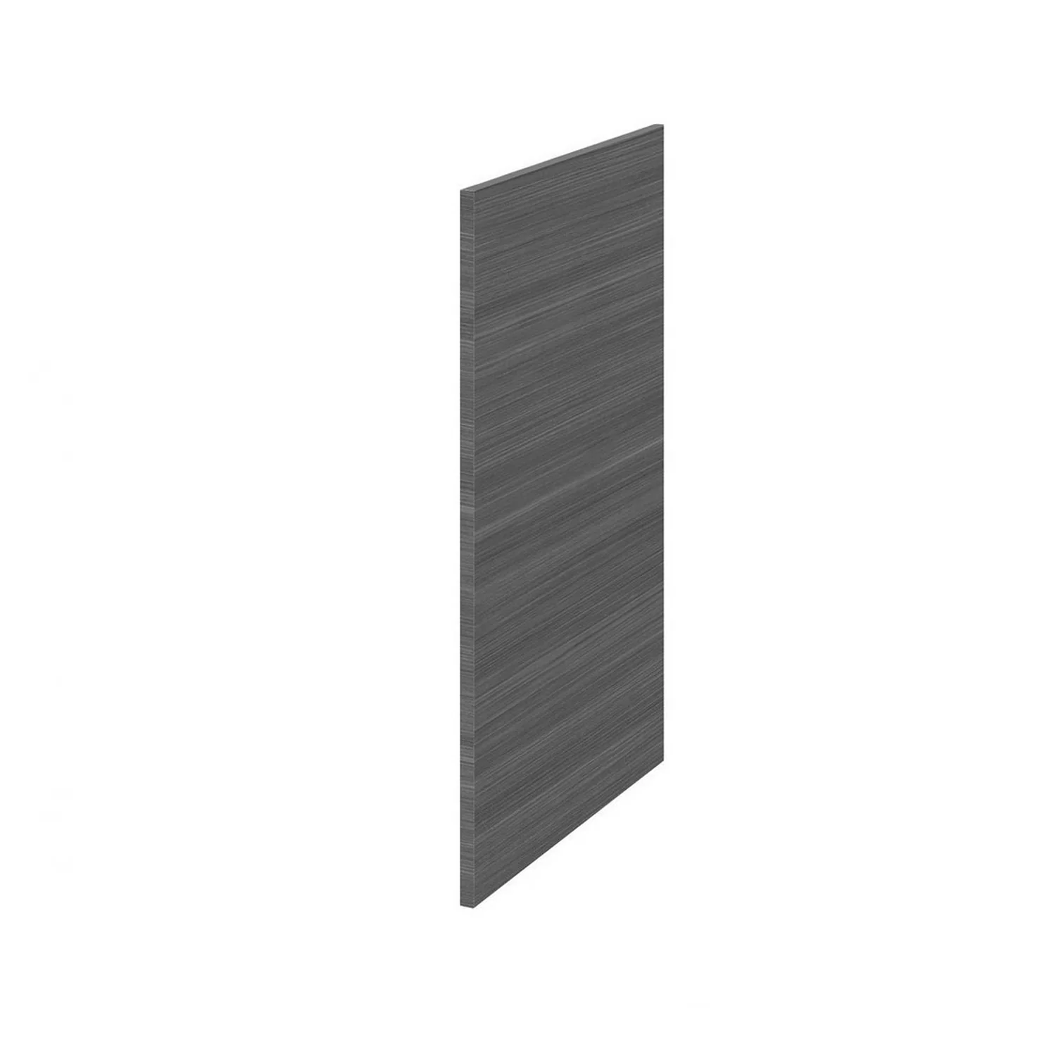 Hudson Reed Fusion Decorative End Panel - Anthracite Woodgrain
