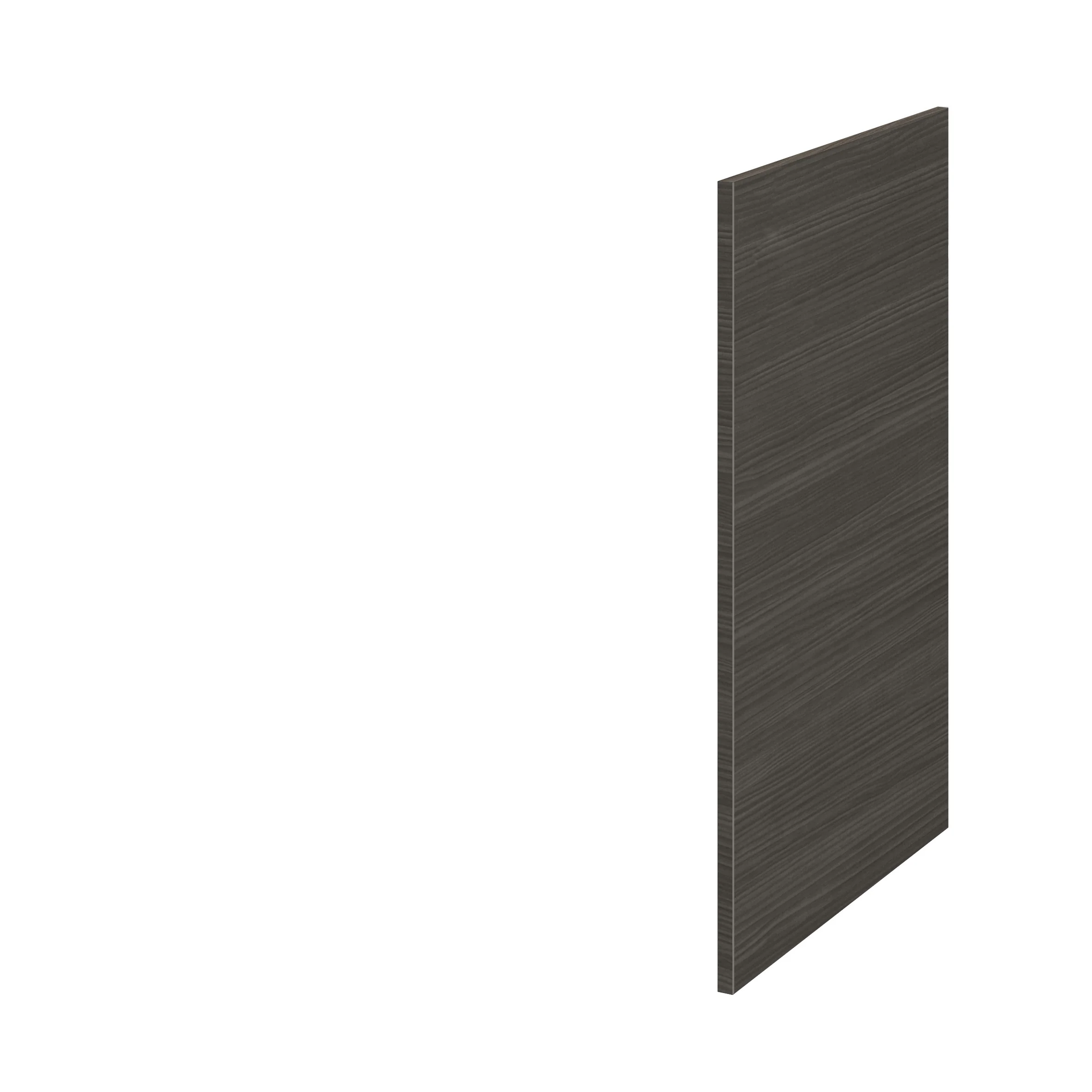 Hudson Reed Fusion Decorative End Panel - Charcoal Black