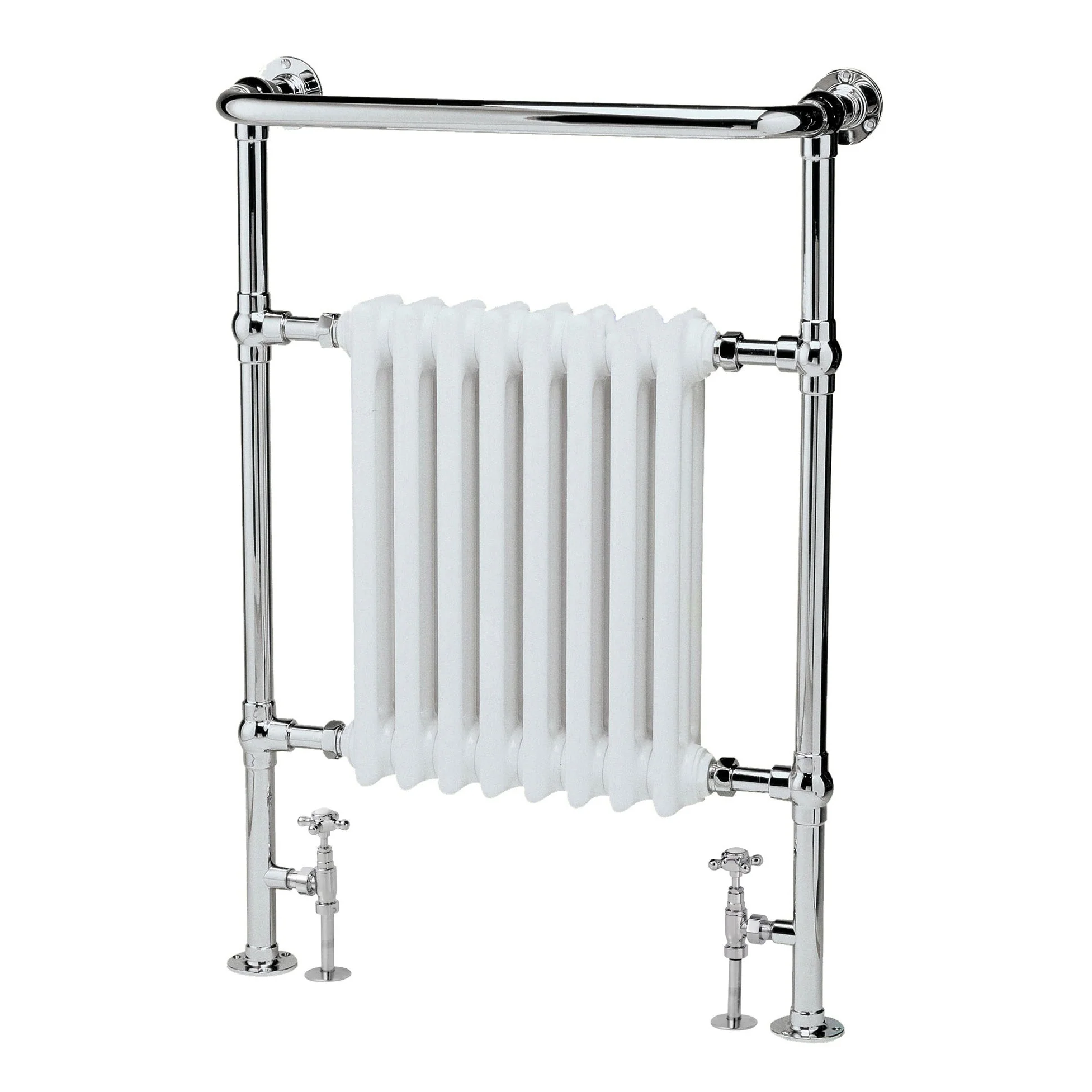 Hudson Reed Harrow Traditional Radiator with Crosshead Valves
