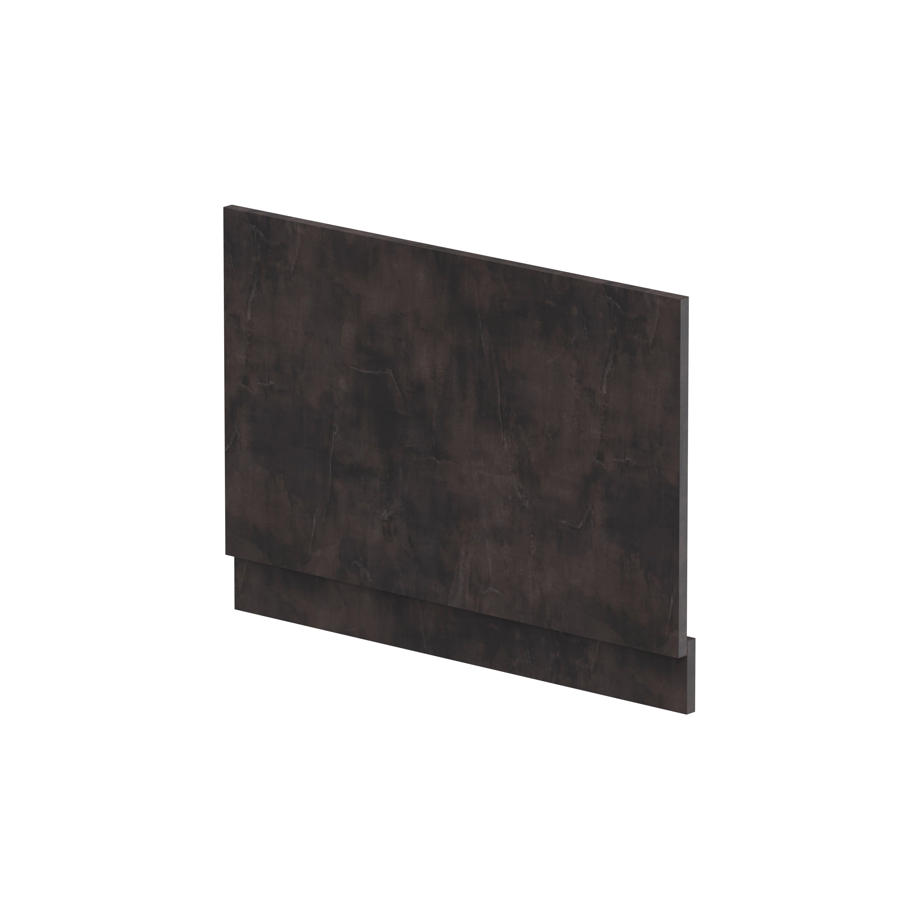 Hudson Reed Havana Straight End Panel & Plinth (800mm)  - Metallic Slate