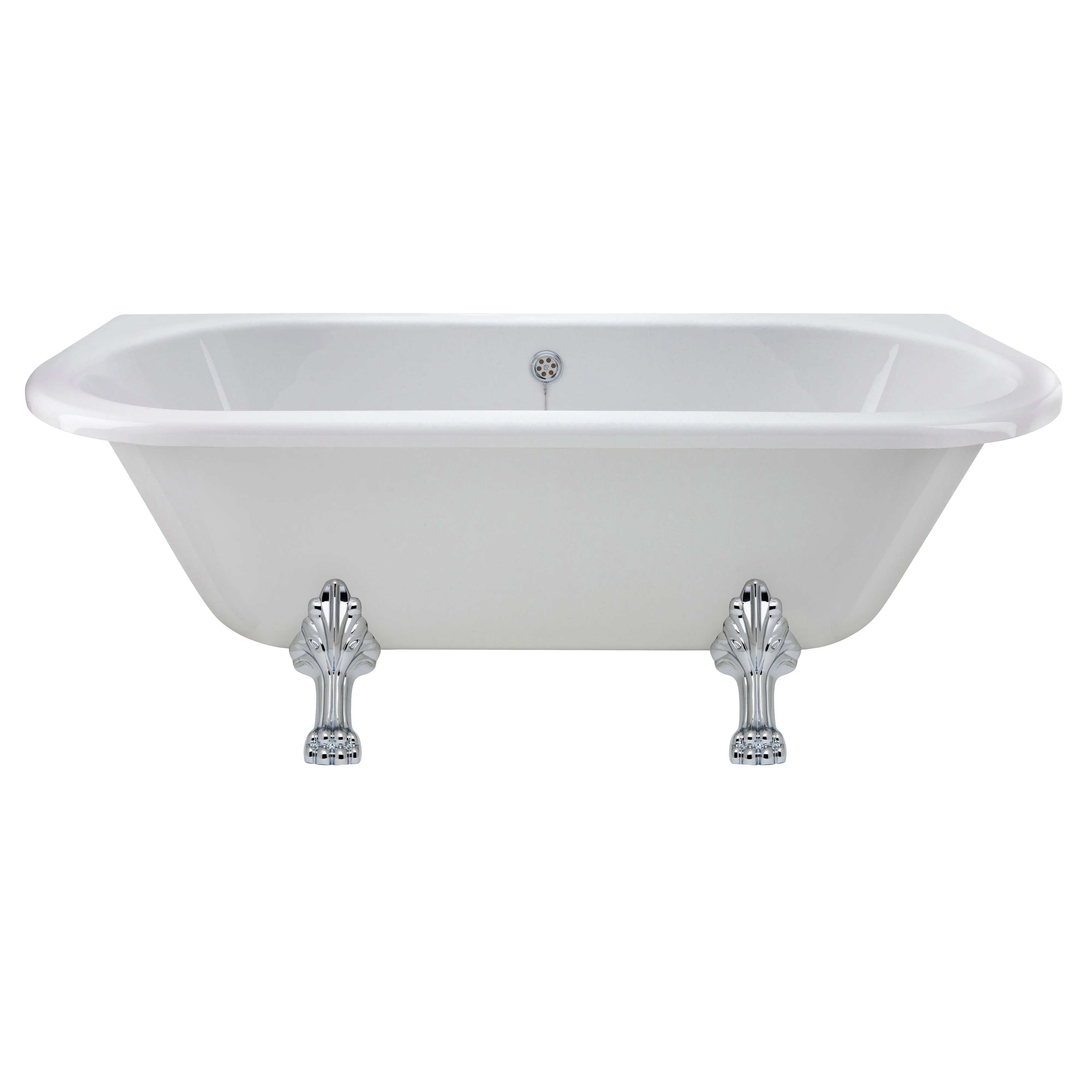 Hudson Reed Kenton Freestanding Bath - Pride Leg Set (1700mm) - White