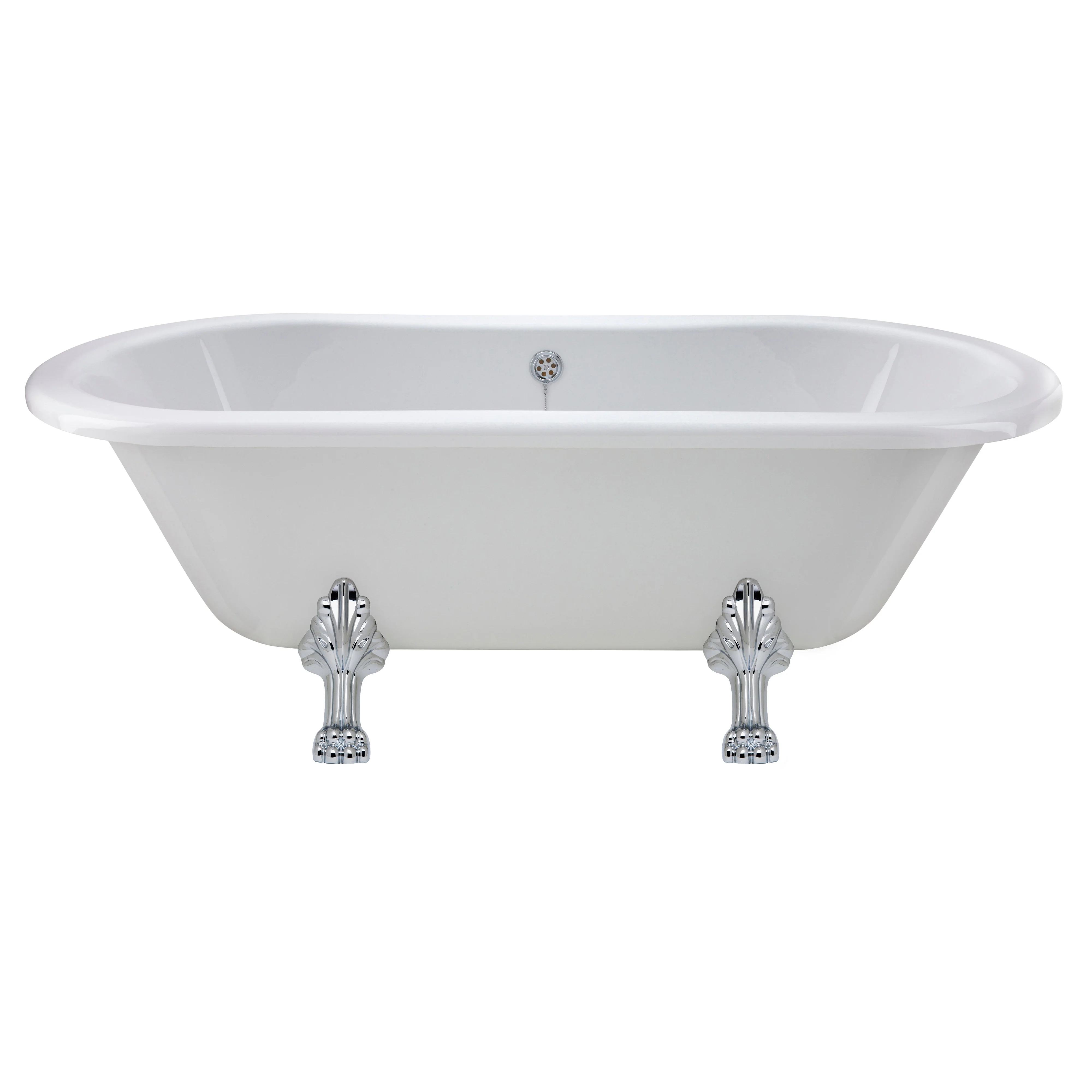 Hudson Reed Kingsbury Freestanding Bath - Pride Leg Set (1500mm) - White