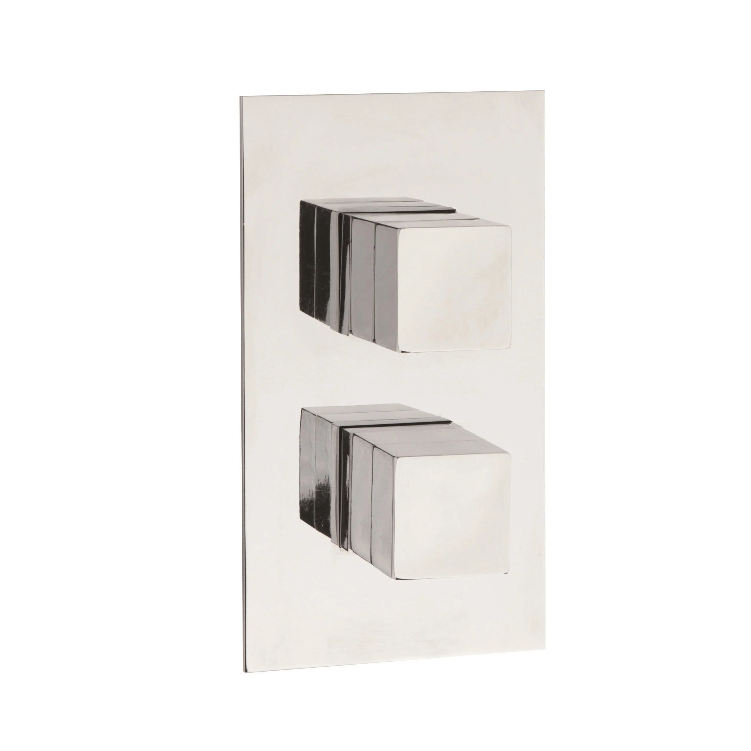 Hudson Reed Lennox Twin Thermostatic Shower Valve - Chrome