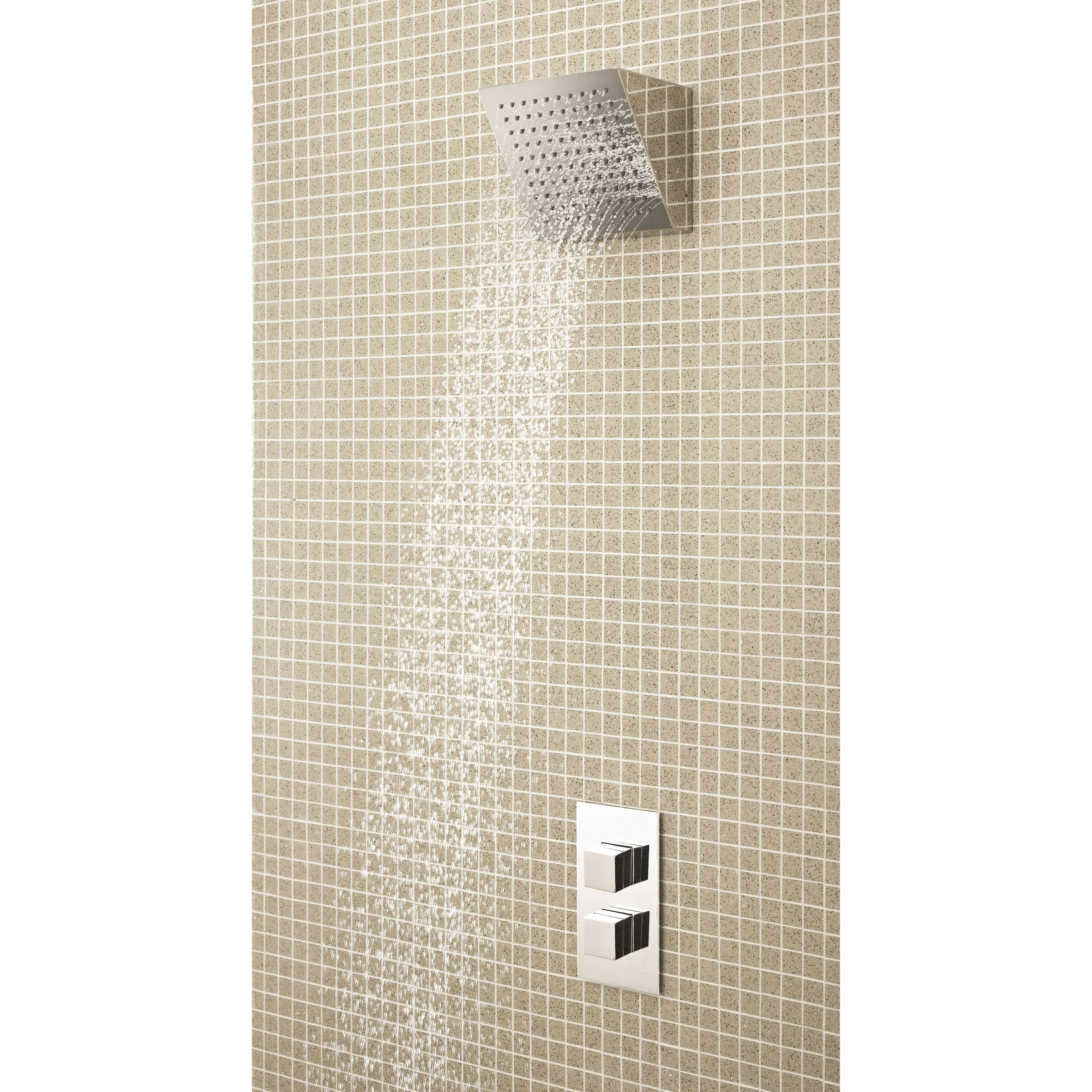 Hudson Reed Lennox Twin Thermostatic Shower Valve - Chrome - Image 2