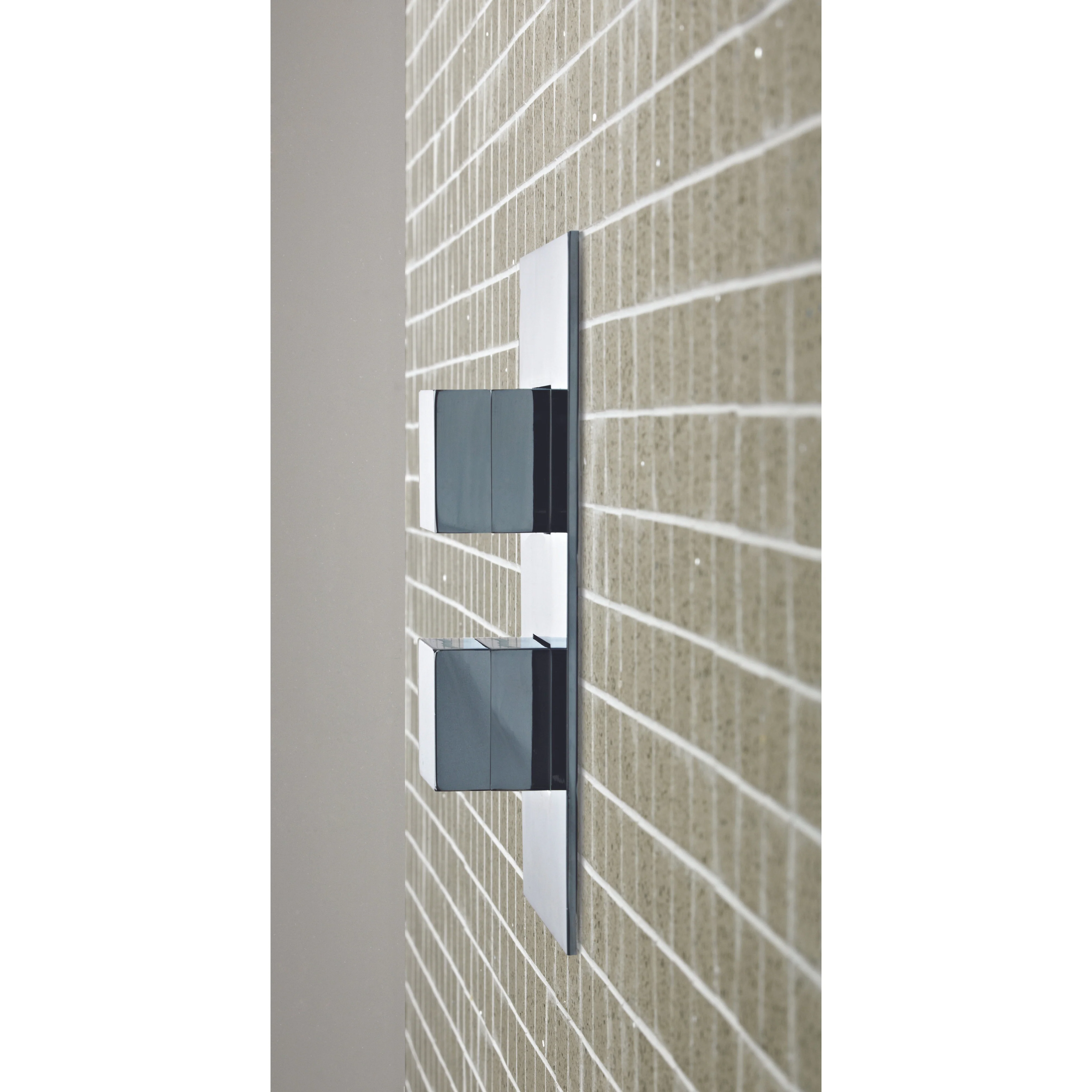 Hudson Reed Lennox Twin Thermostatic Shower Valve - Chrome - Image 3