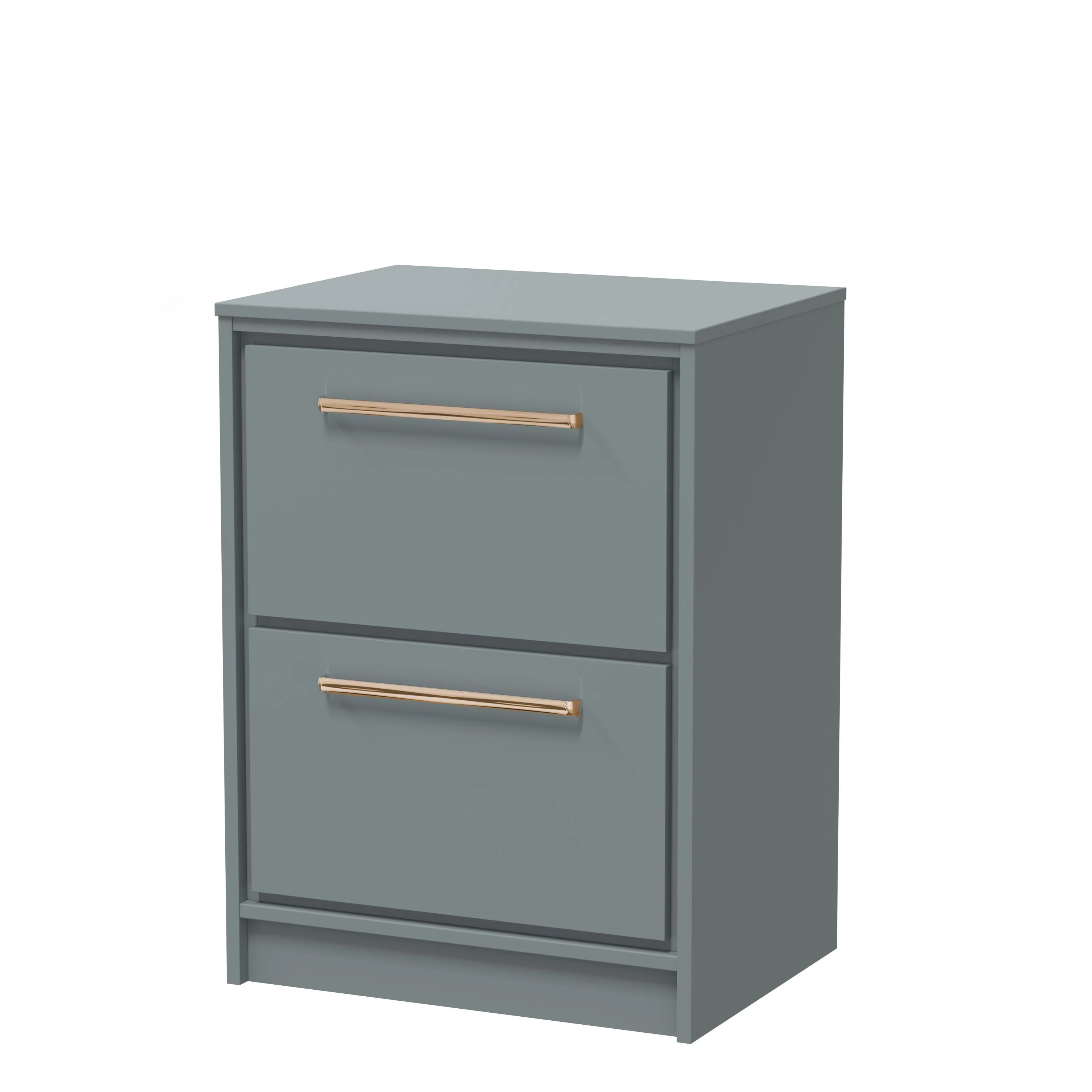 Hudson Reed Lille 600mm 2-Drawer Floor Standing Vanity Unit - Coastal Grey - Image 7