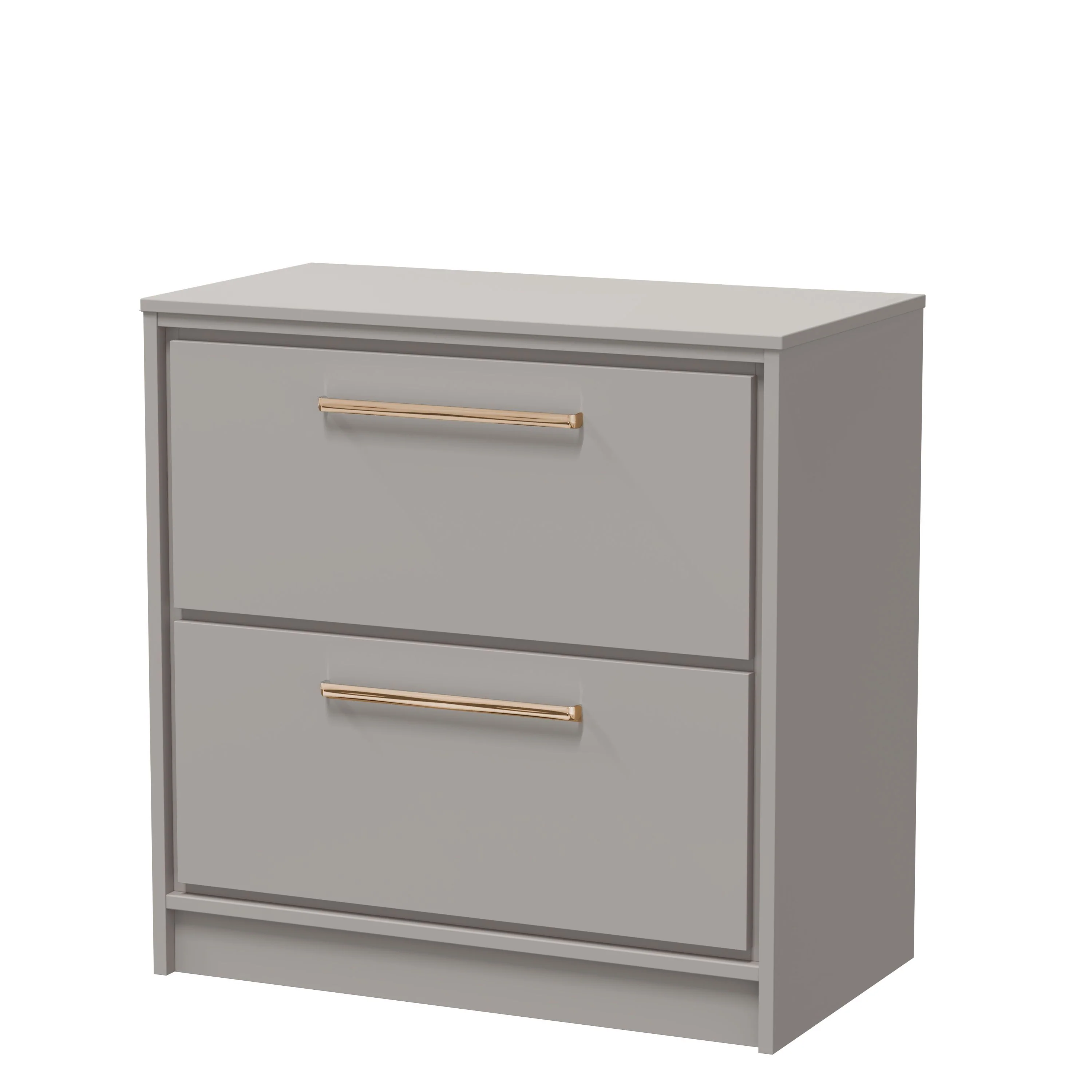 Hudson Reed Lille 800mm 2-Drawer Floor Standing Vanity Unit - Pebble Grey - Image 9