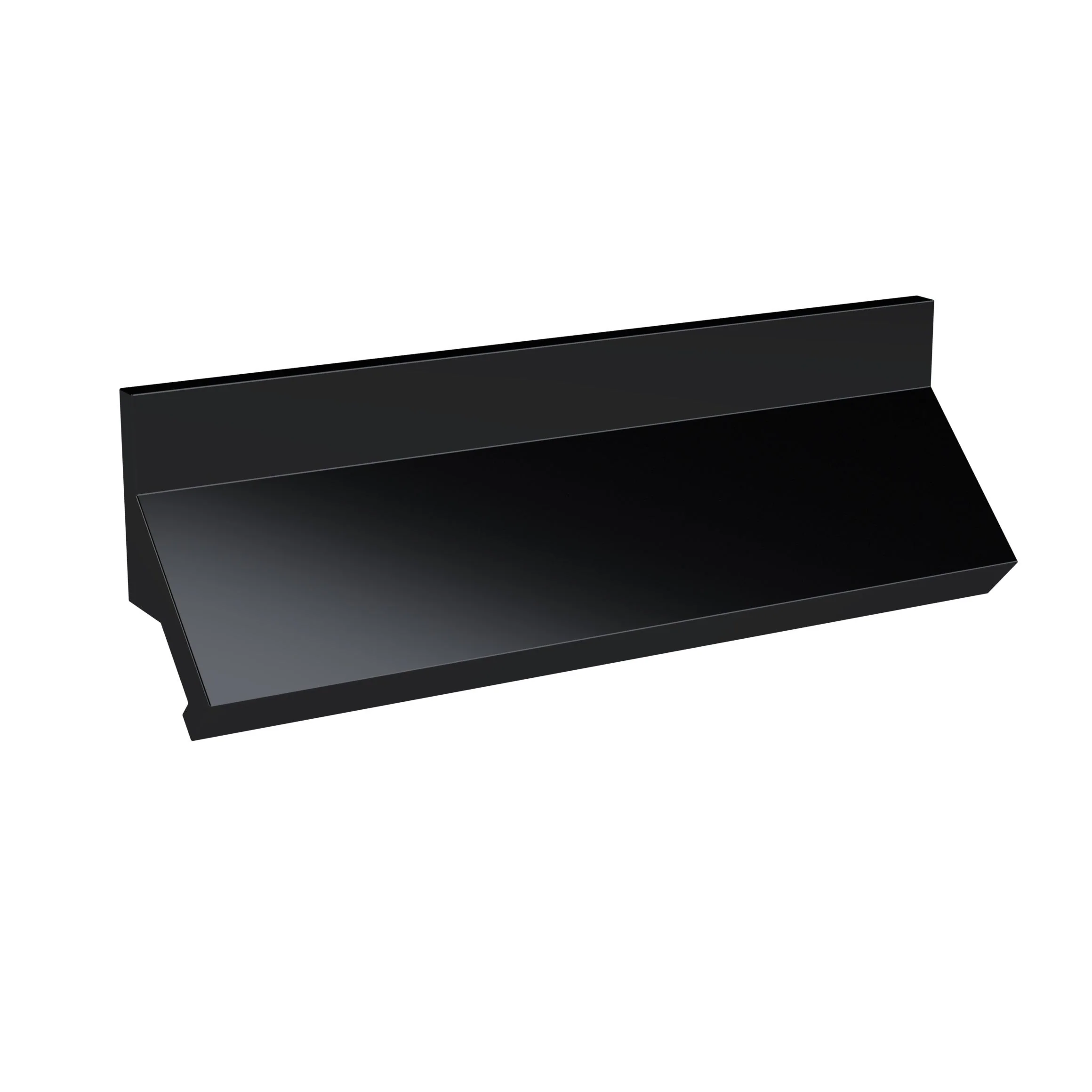 Hudson Reed Profile Finger Pull Handle 175mm (160mm centre) - Matt Black