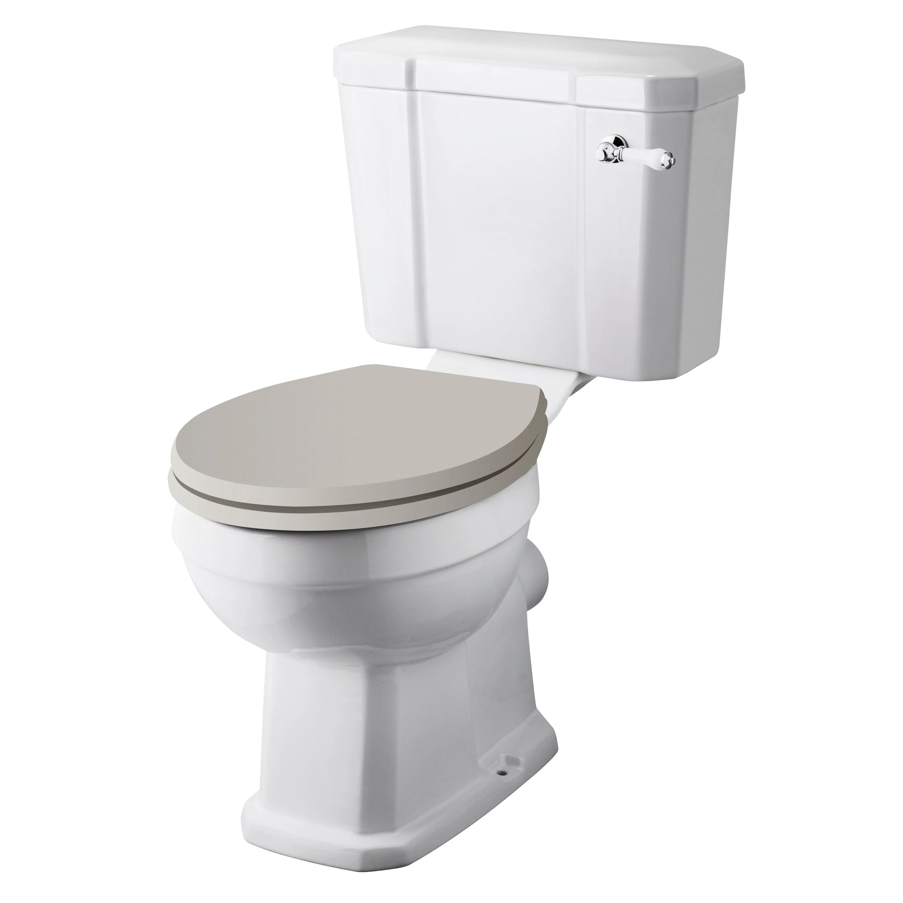 Hudson Reed Richmond Comfort Height Close Coupled WC & Cistern - White