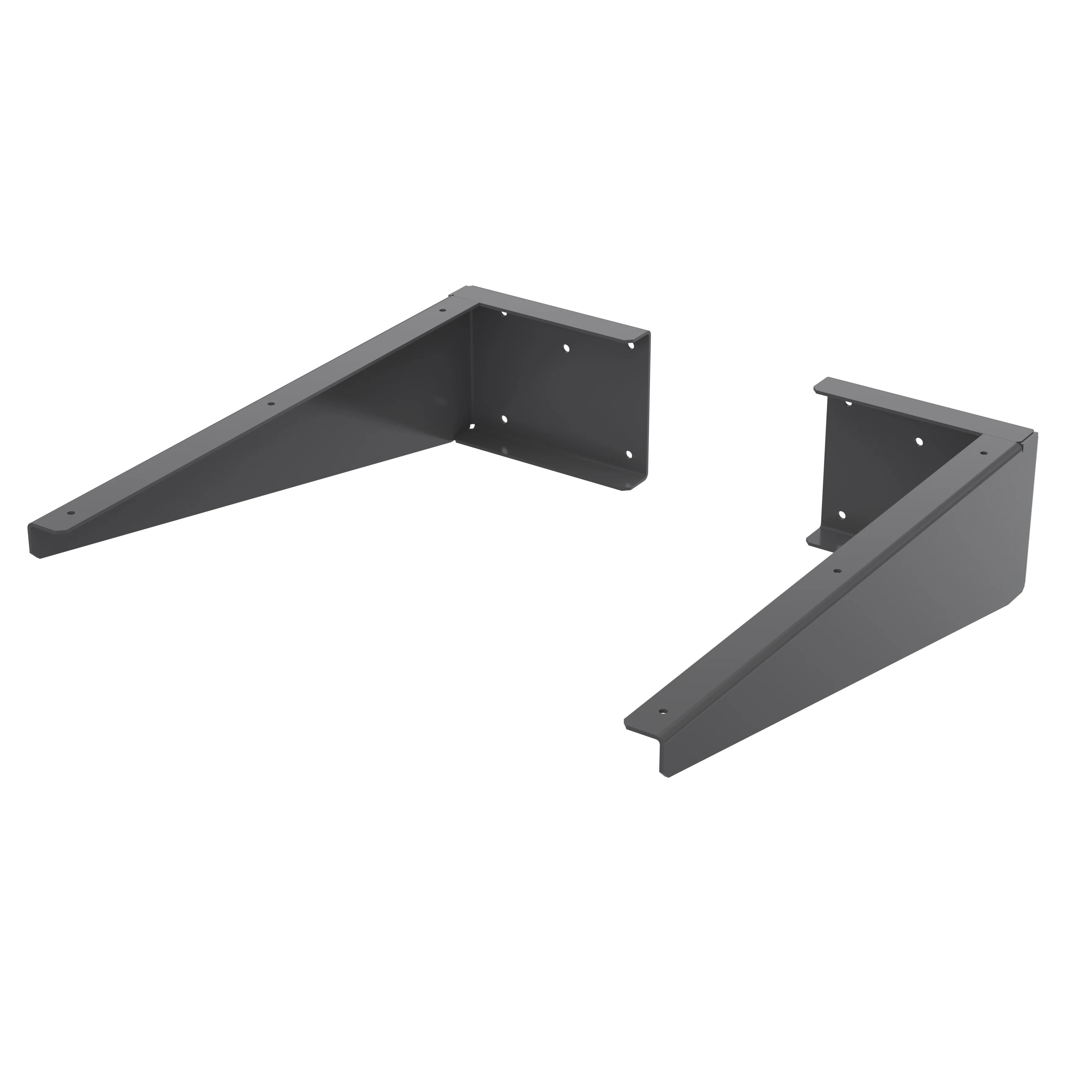 Hudson Reed Shelf Support Brackets  - Dark Grey