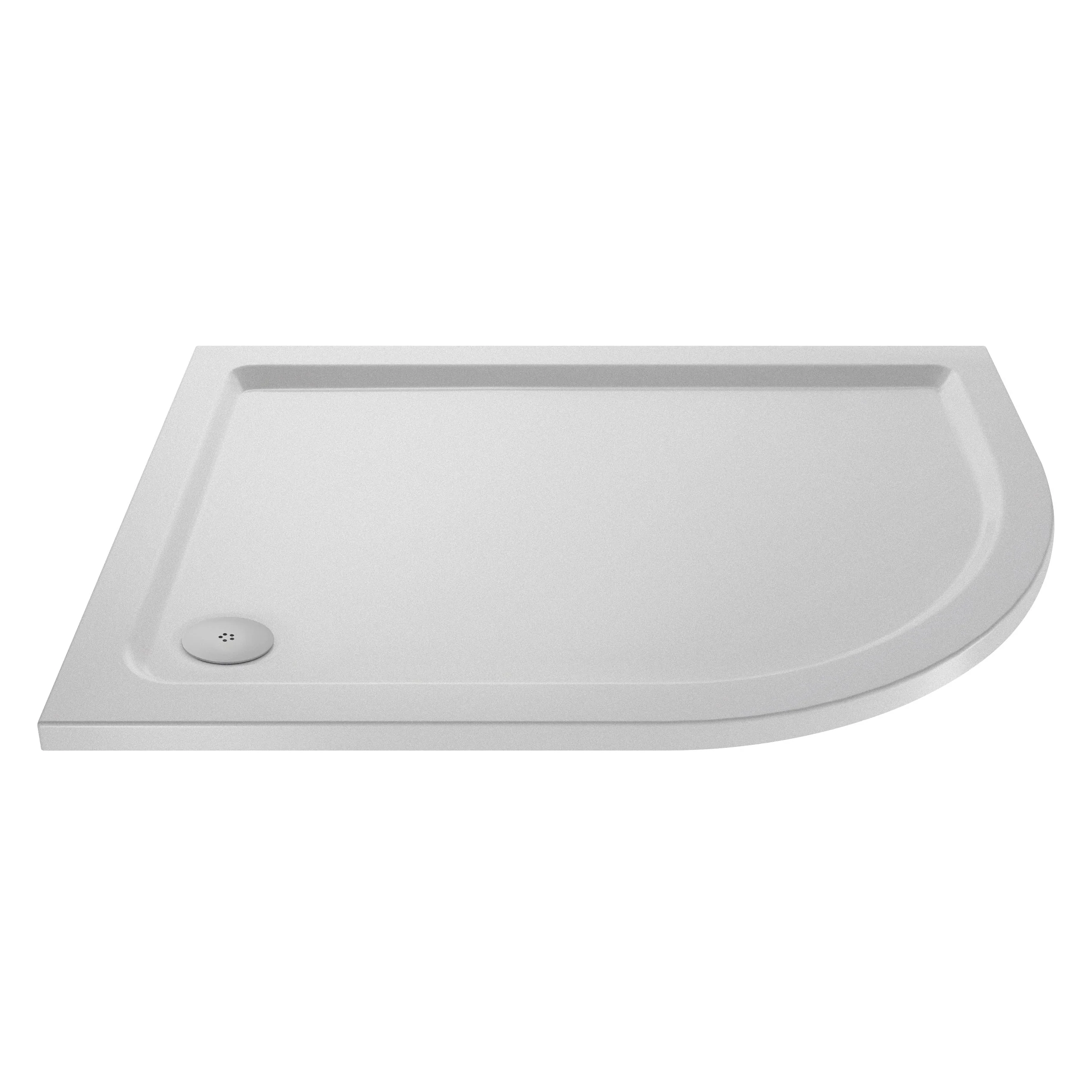 Anti Slip 1000 x 800 Right Hand Offset Quadrant Shower Tray