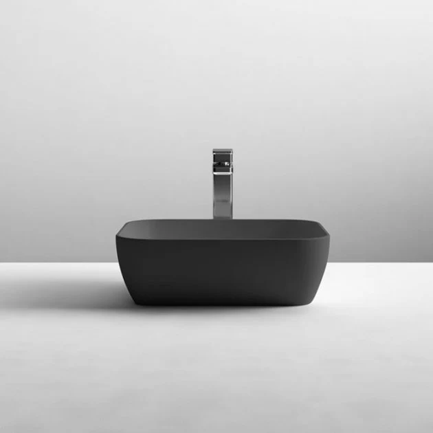 Hudson Reed 455mm Square Vessel - Matt Black - Image 3