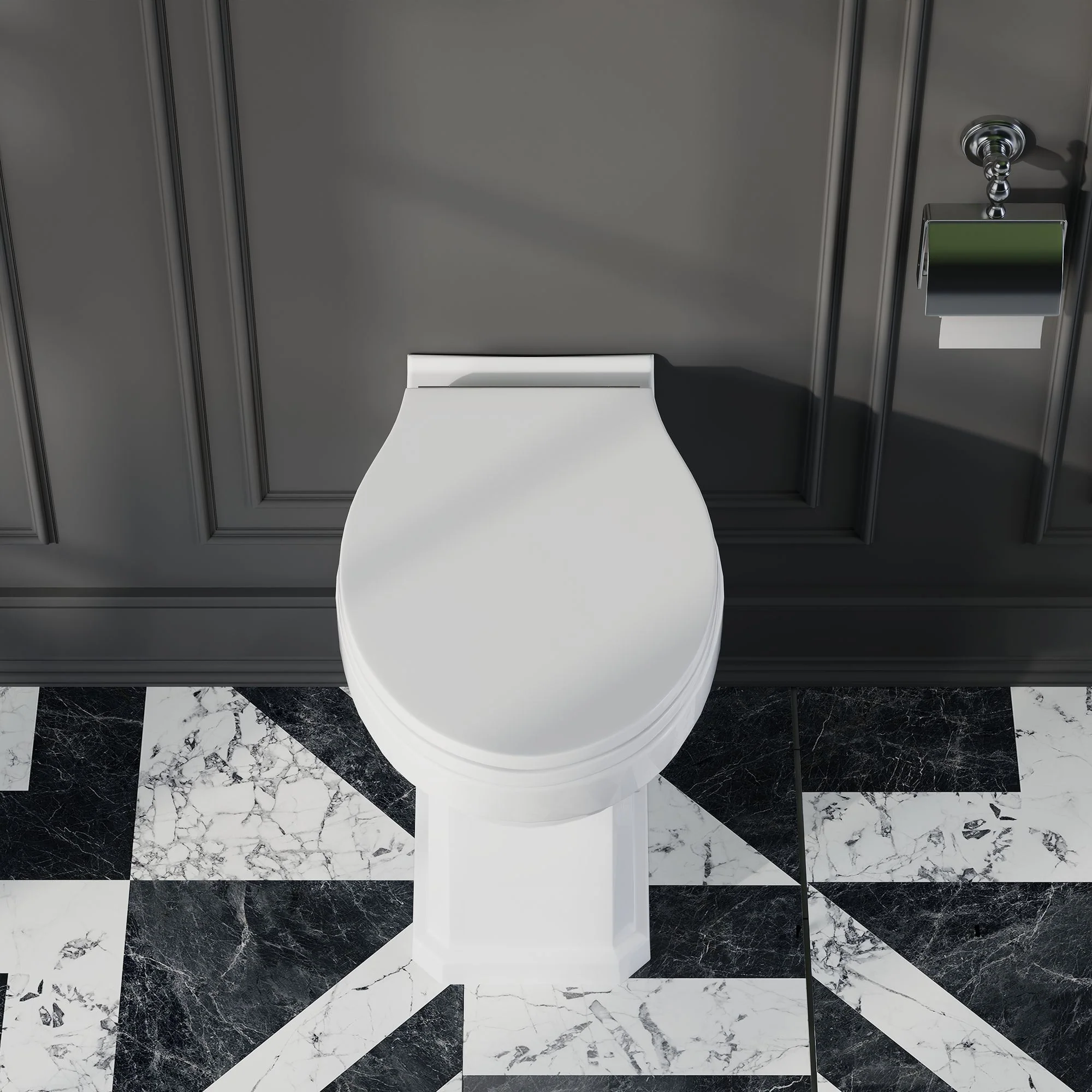 Huxton Comfort Height Back To Wall Pan - Image 3