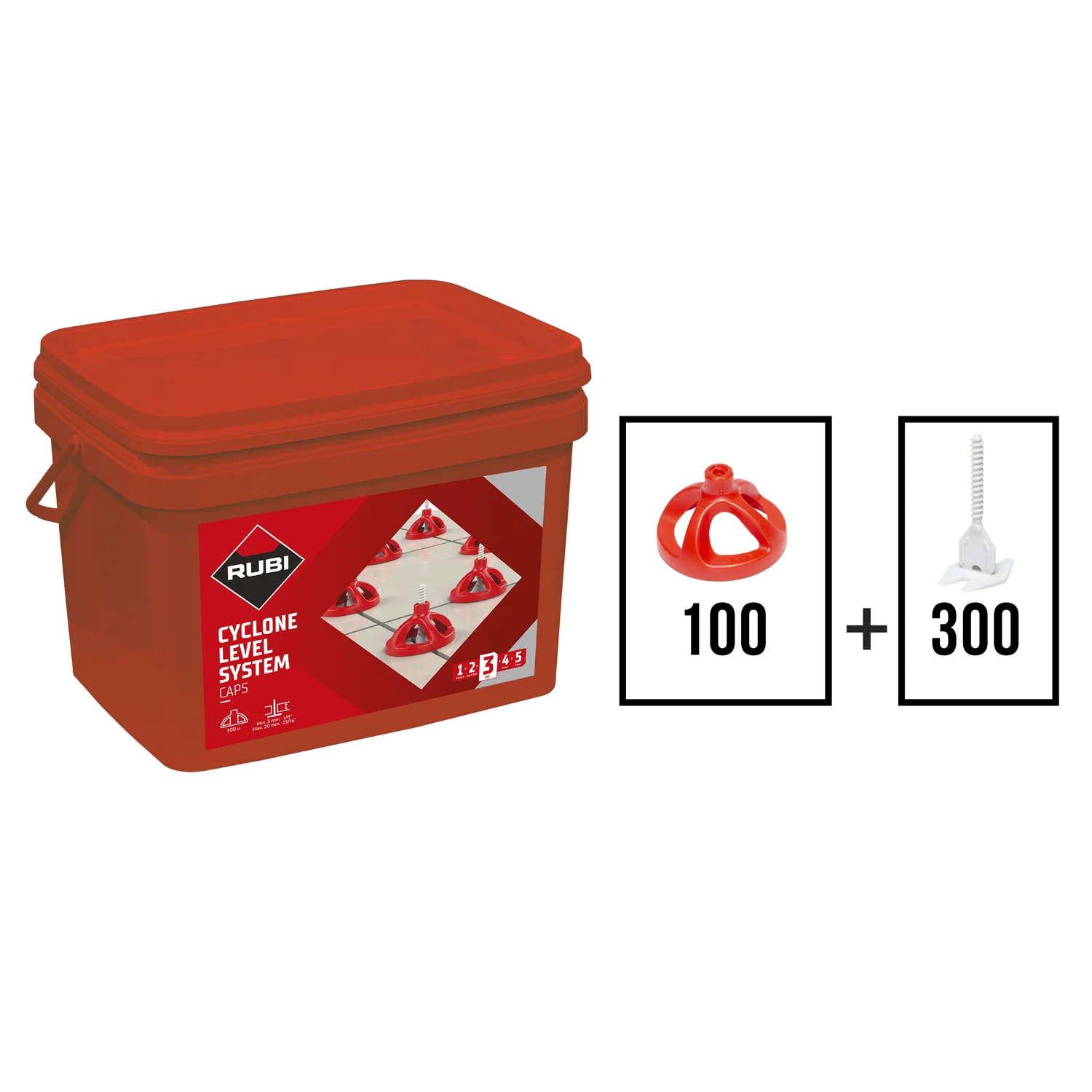 RUBI KIT CYCLONE 1/16 - 1.5MM - 100 C & 300 B