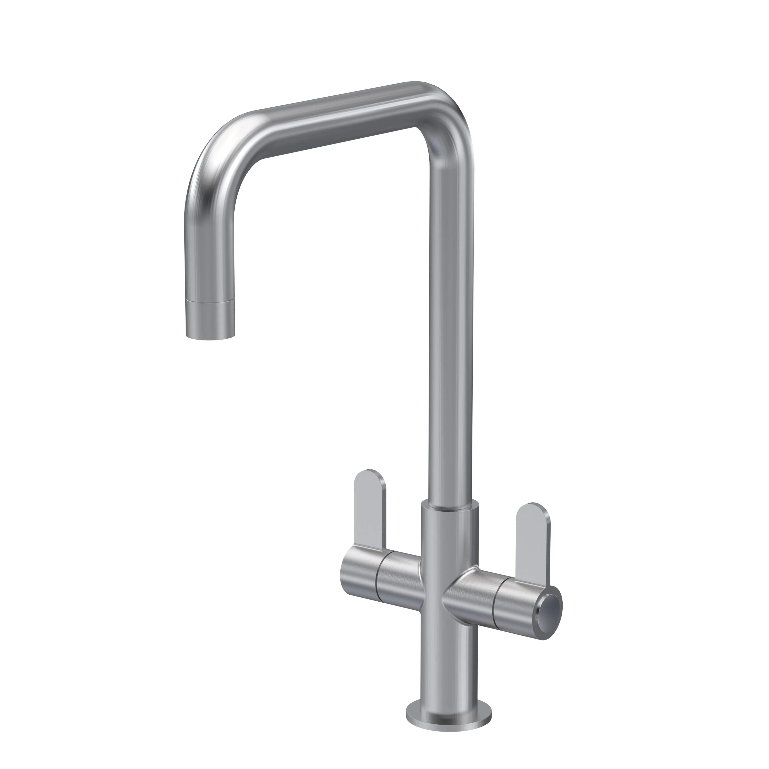 Kosi Mono Dual Lever Brushed Nickel - Brushed Nickel