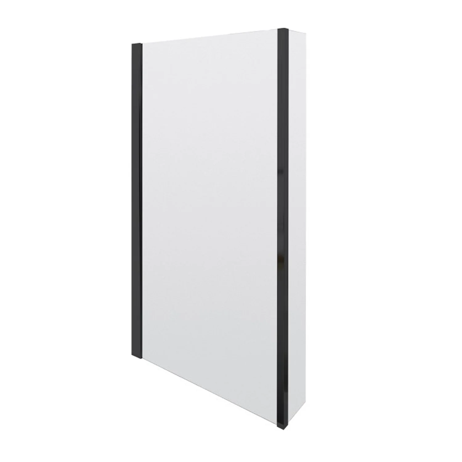L-Shaped 1700 x 850/700 Shower Bath C/W Black Bath Screen & Front Panel - Image 4