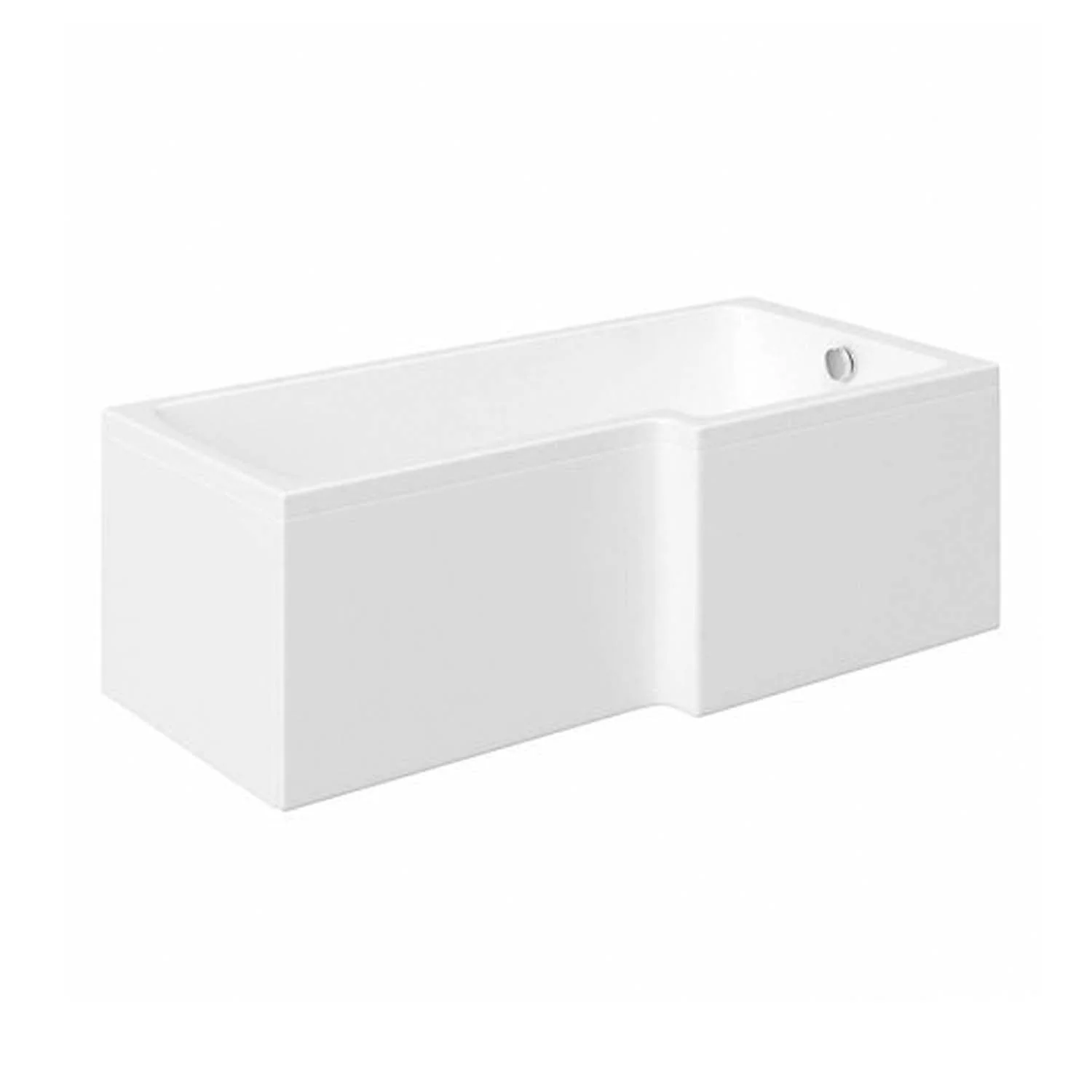 L-Shaped 1700 x 850/700 Shower Bath - Image 3